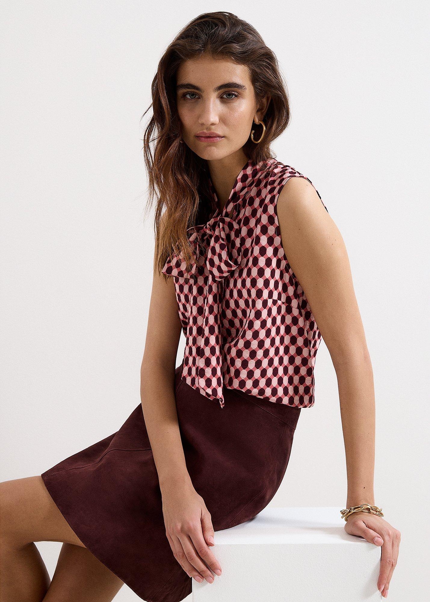 Roselle Suede Mini Skirt