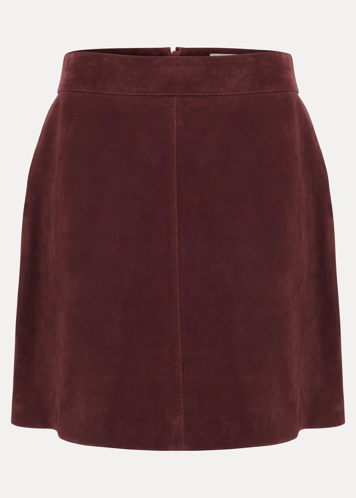 Roselle Suede Mini Skirt
