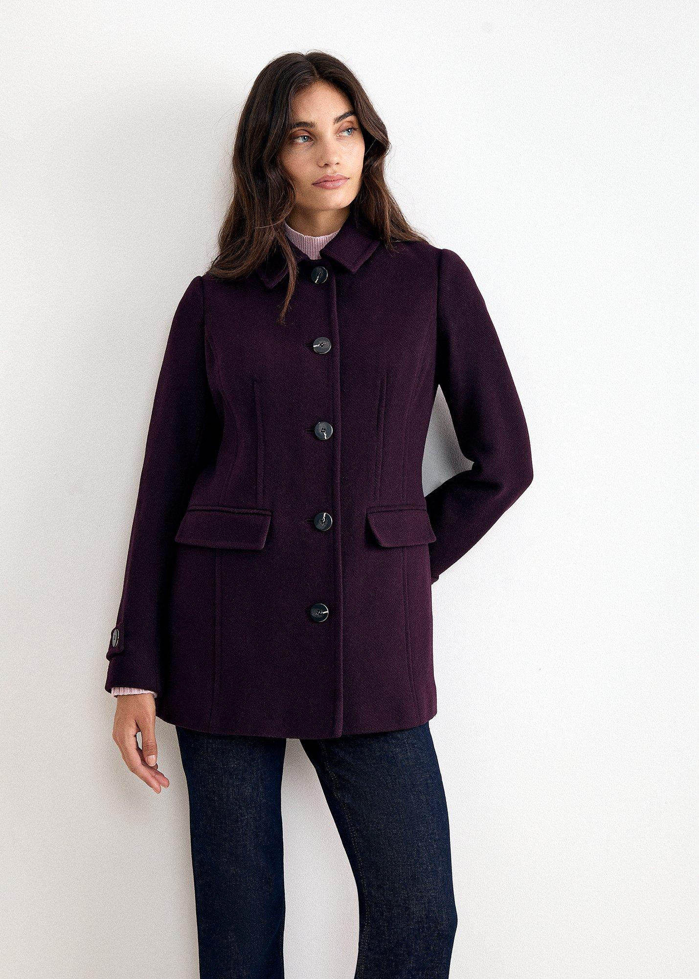 Aureliah Short Smart Wool Peacoat 