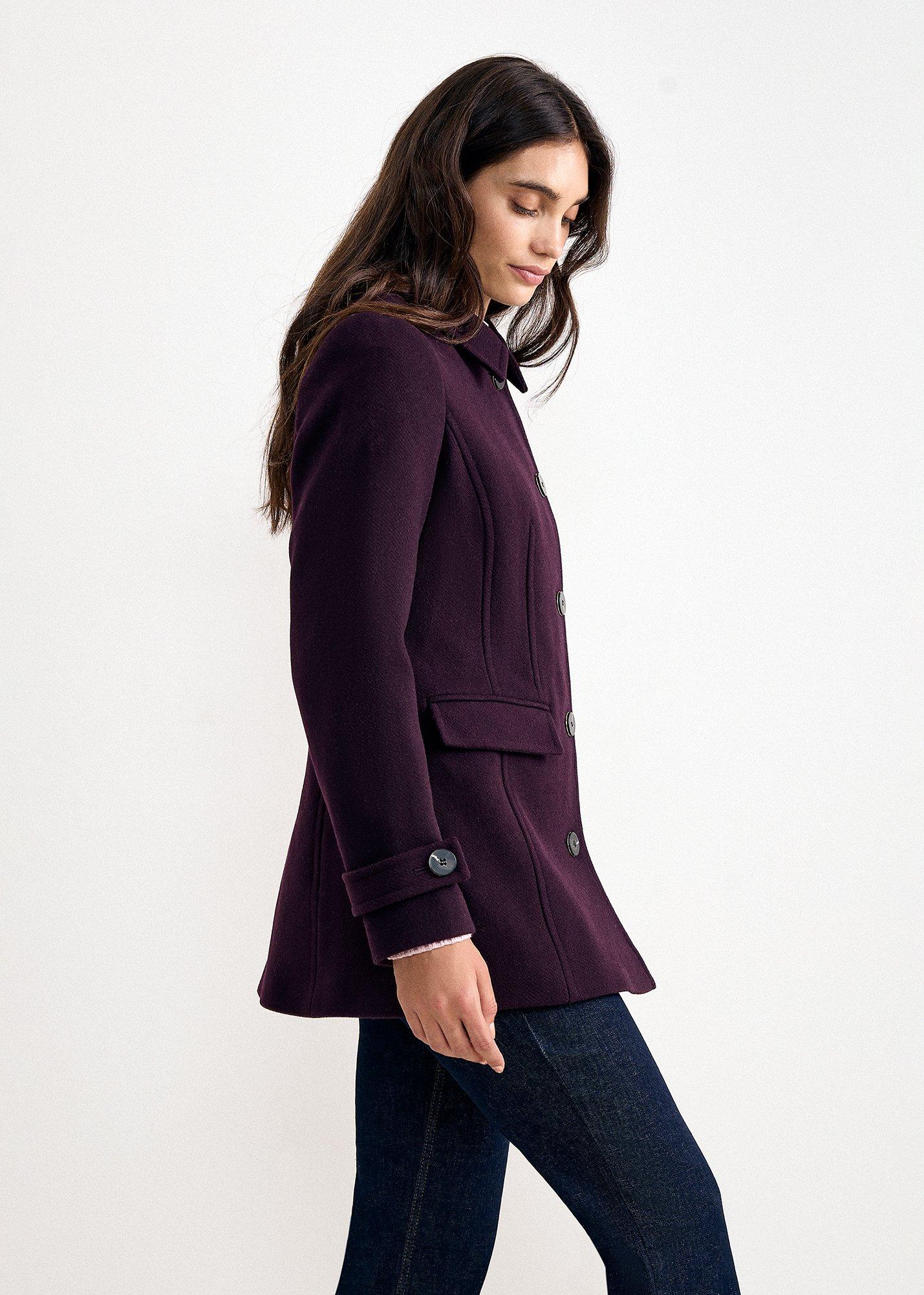 Aureliah Short Smart Wool Peacoat 