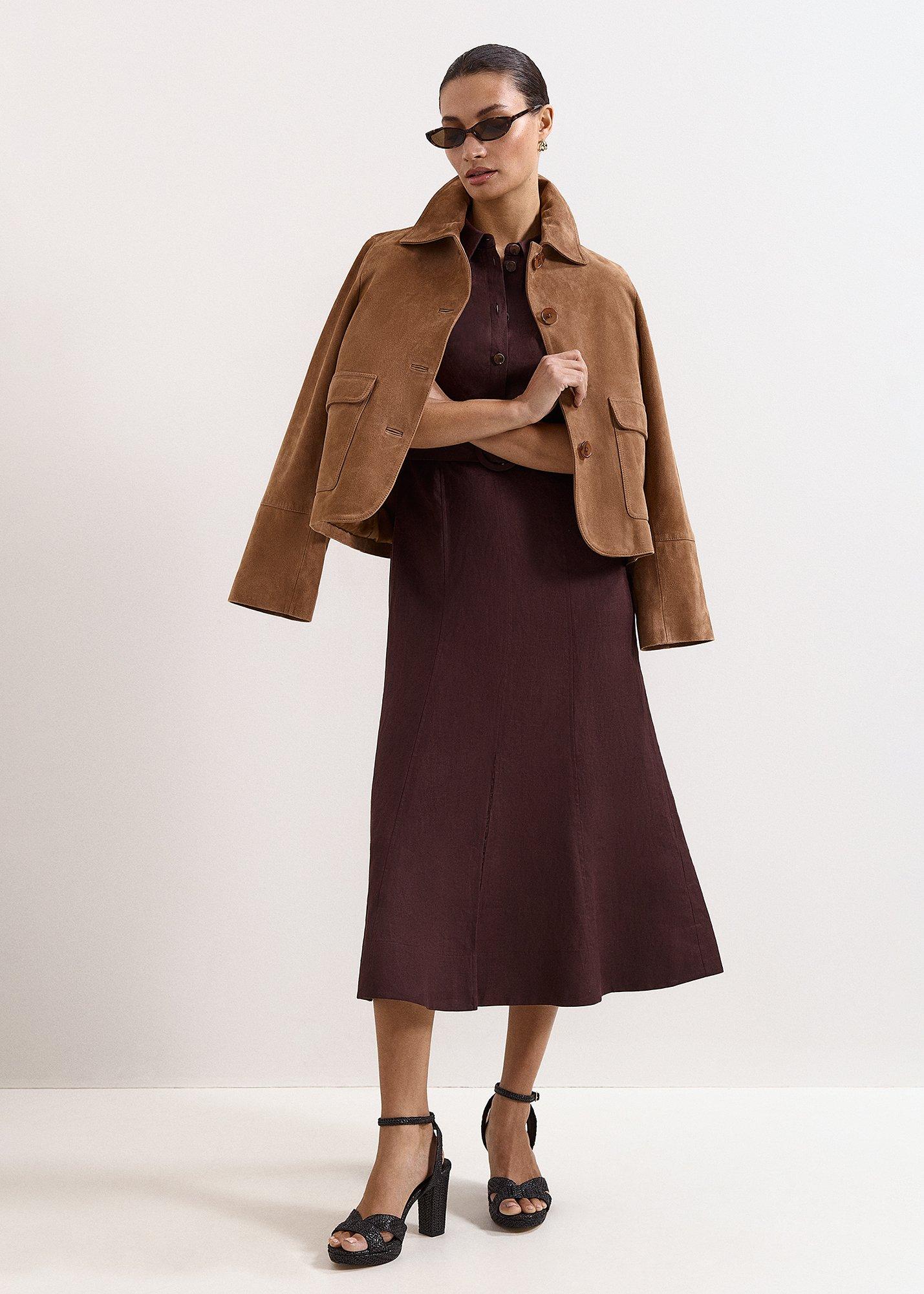 elspeth-brown-linen-midi-dress
