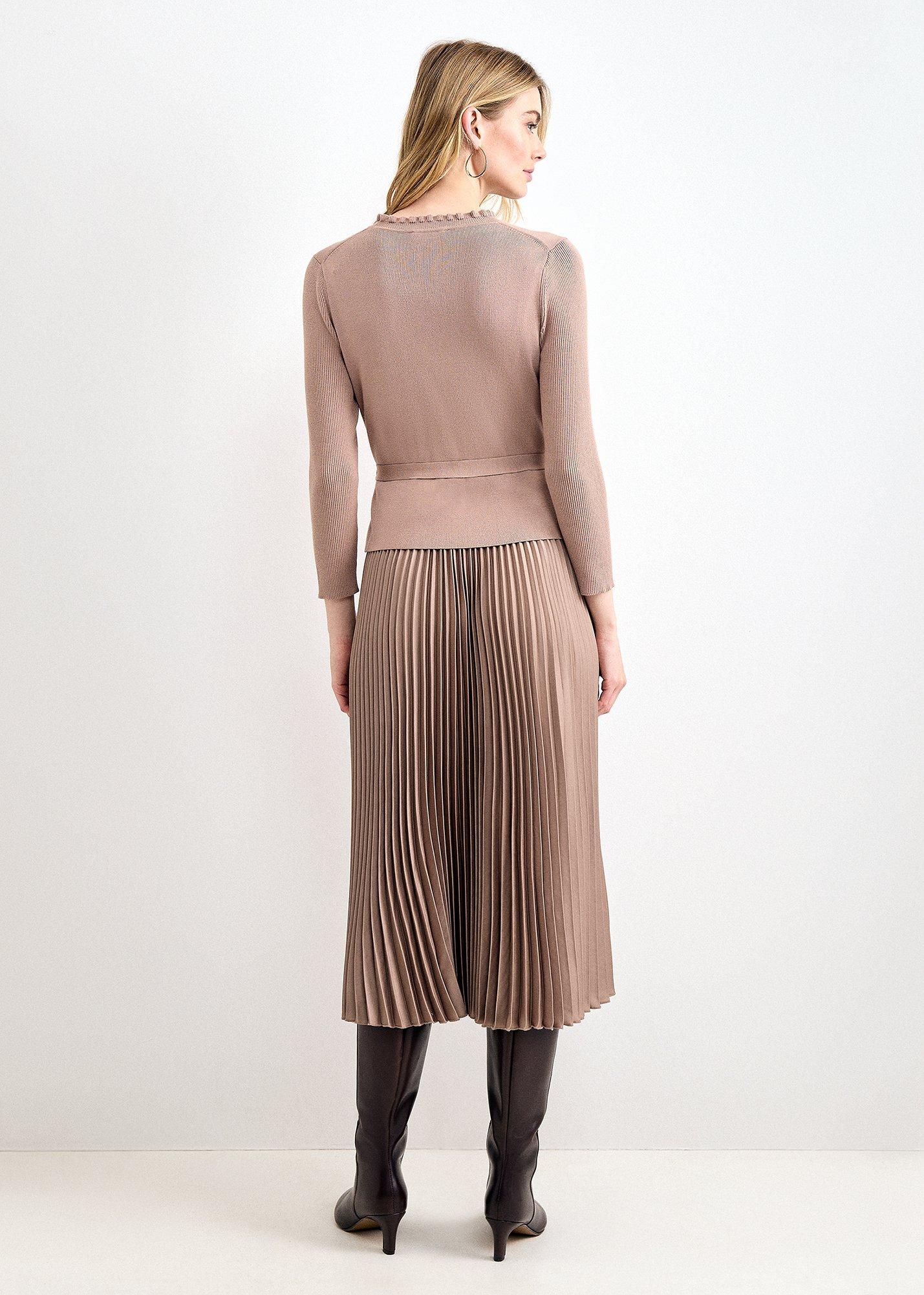 Jodie Knit Fit and Flare Midi Dress