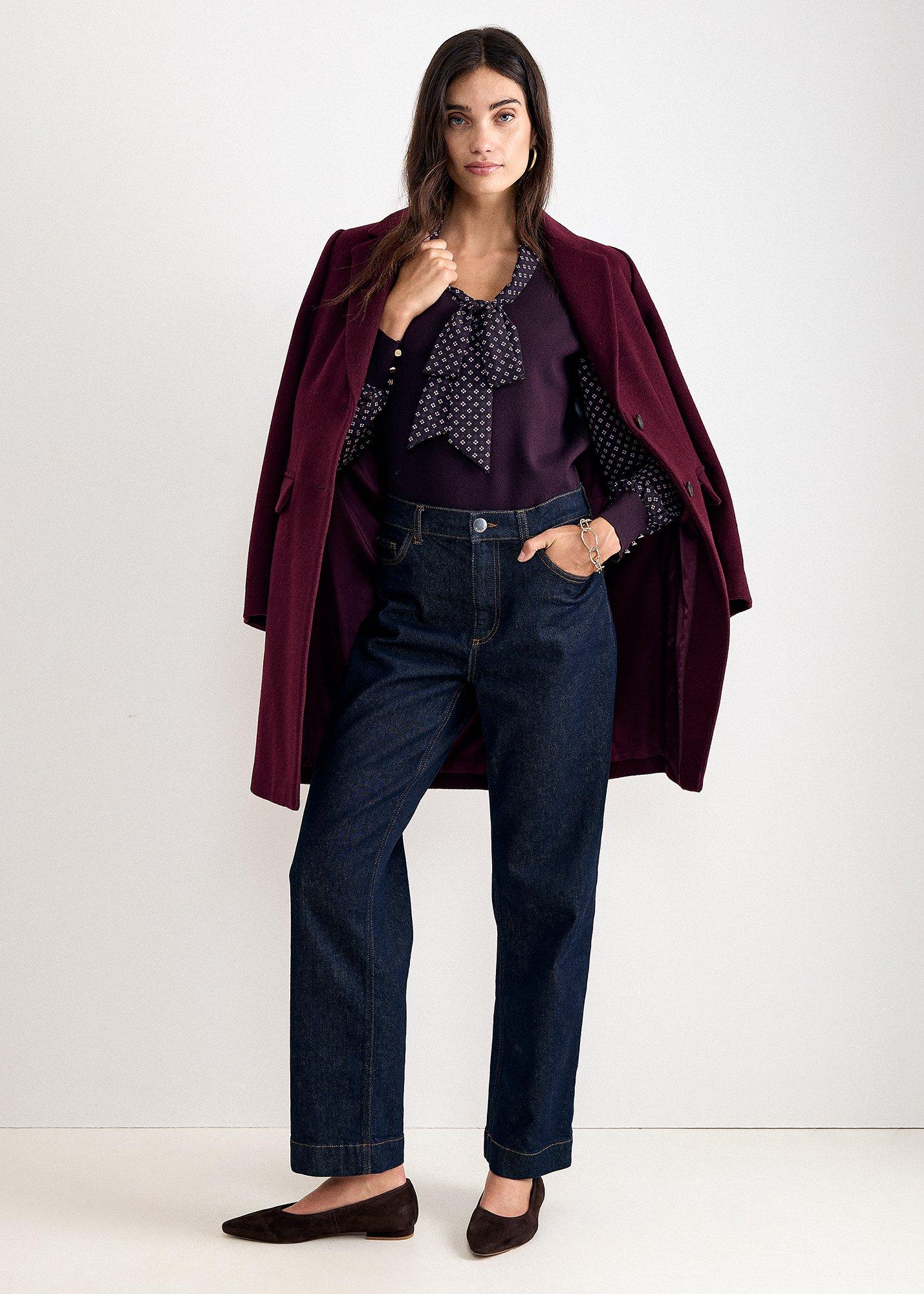 ellen-woven-sleeve-print-knitted-top