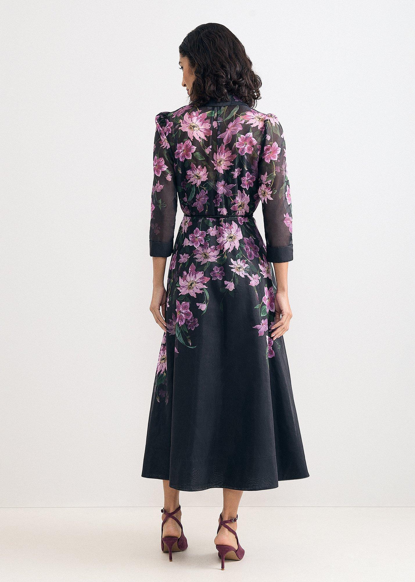 Anabelle Print Midi Shirt Dress
