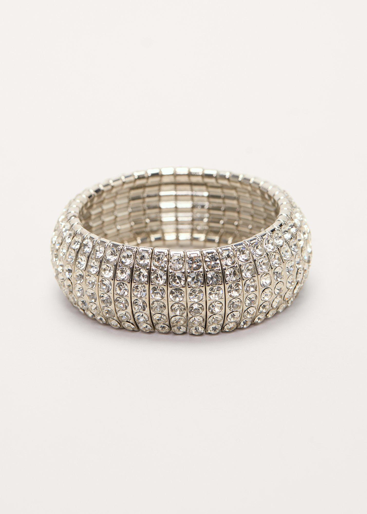 Silver Sparkle Stretch Bracelet