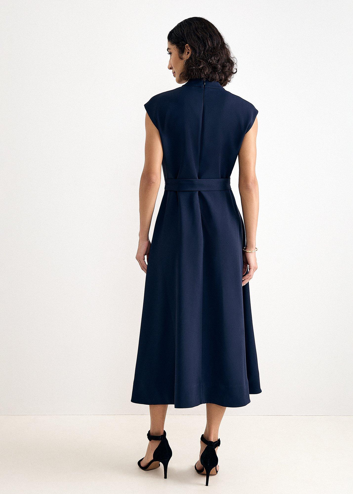 Julie Belted Midi Dress