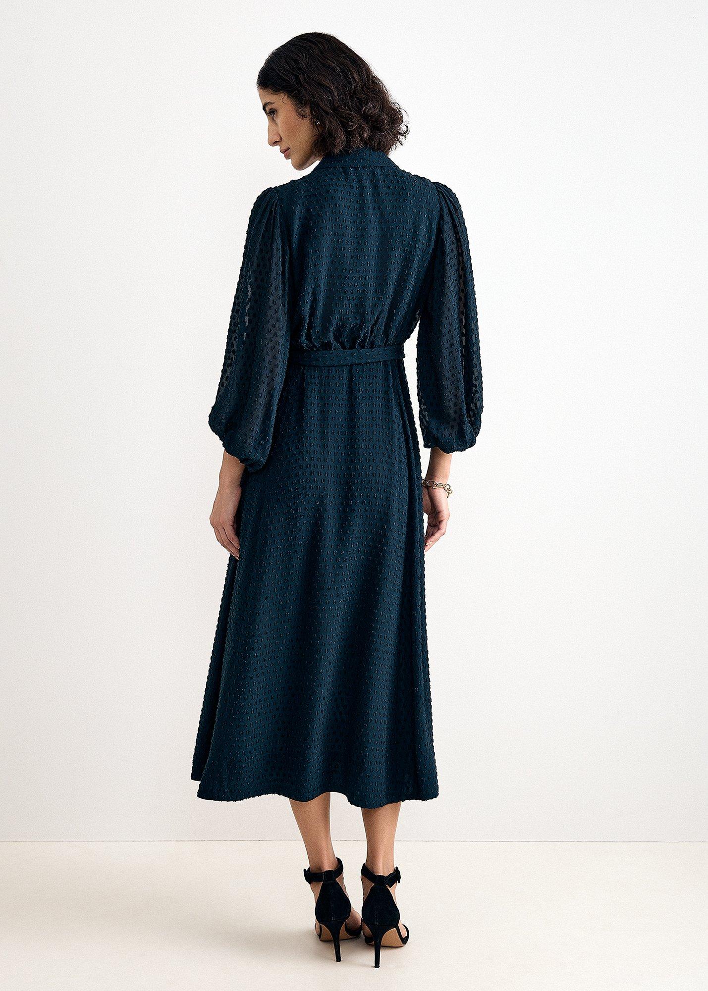 Petite Maeve Dark Teal Shirt Dress