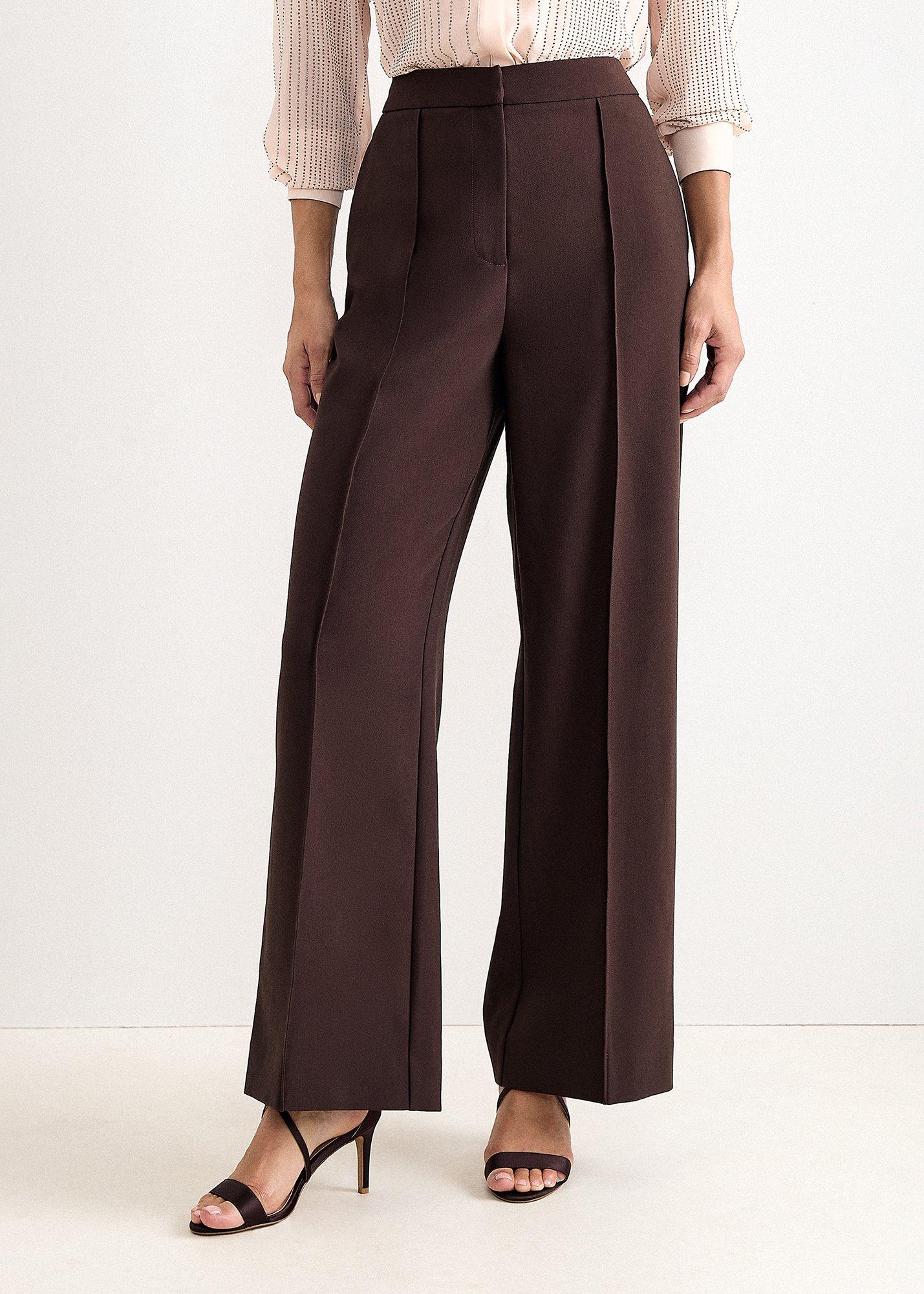 keely-brown-pleat-detail-trouser