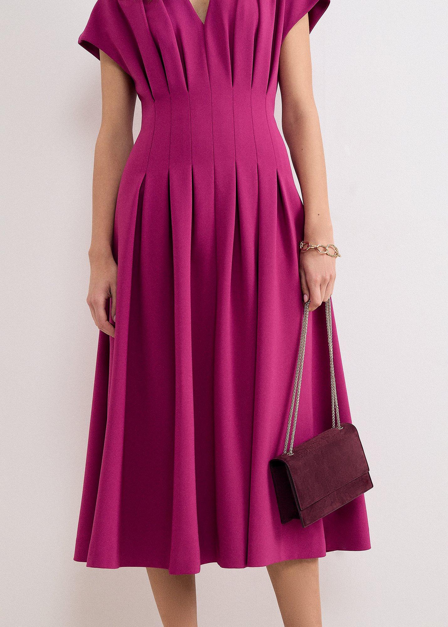 hanna-pleated-cap-sleeve-dress