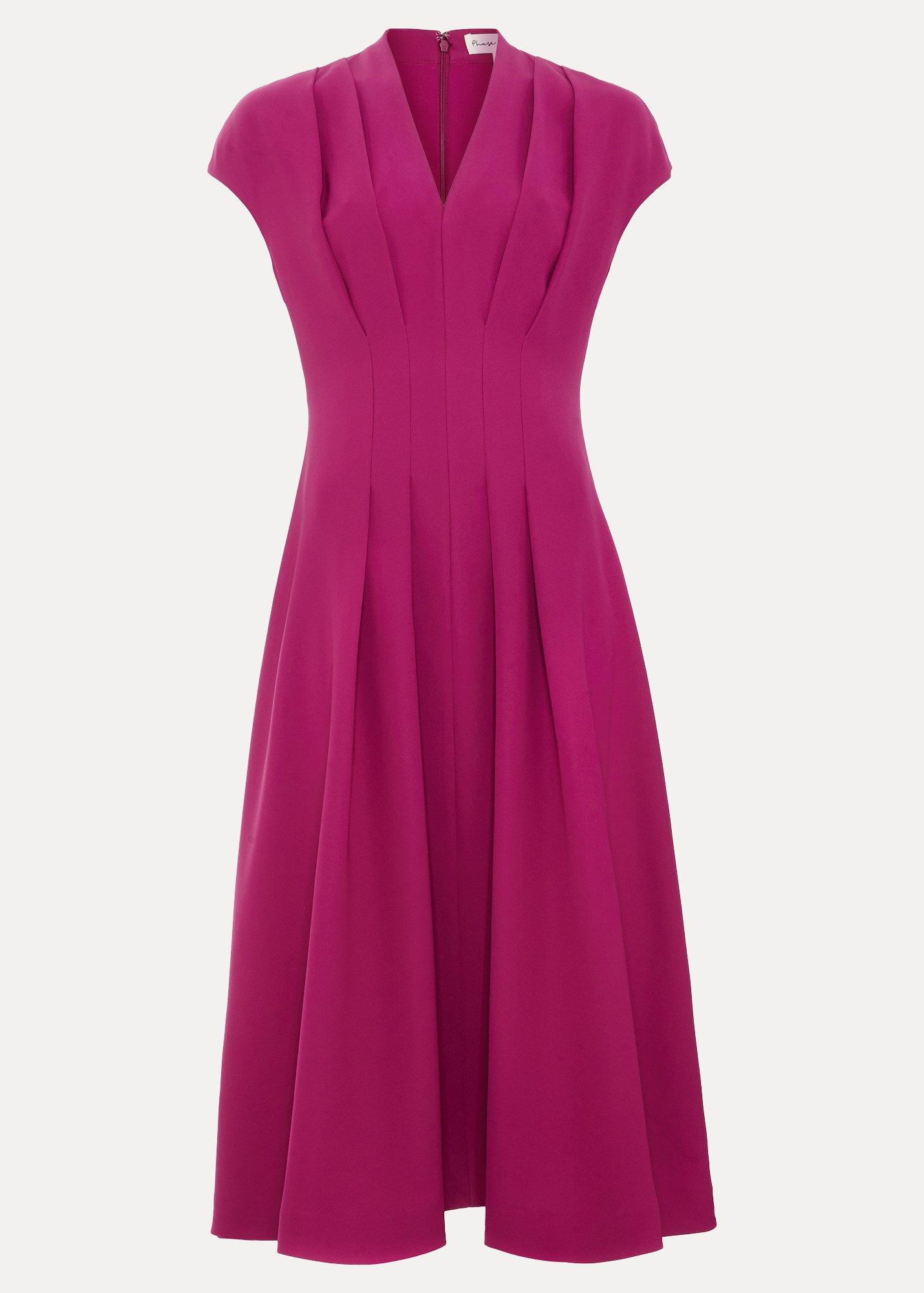 hanna-pleated-cap-sleeve-dress