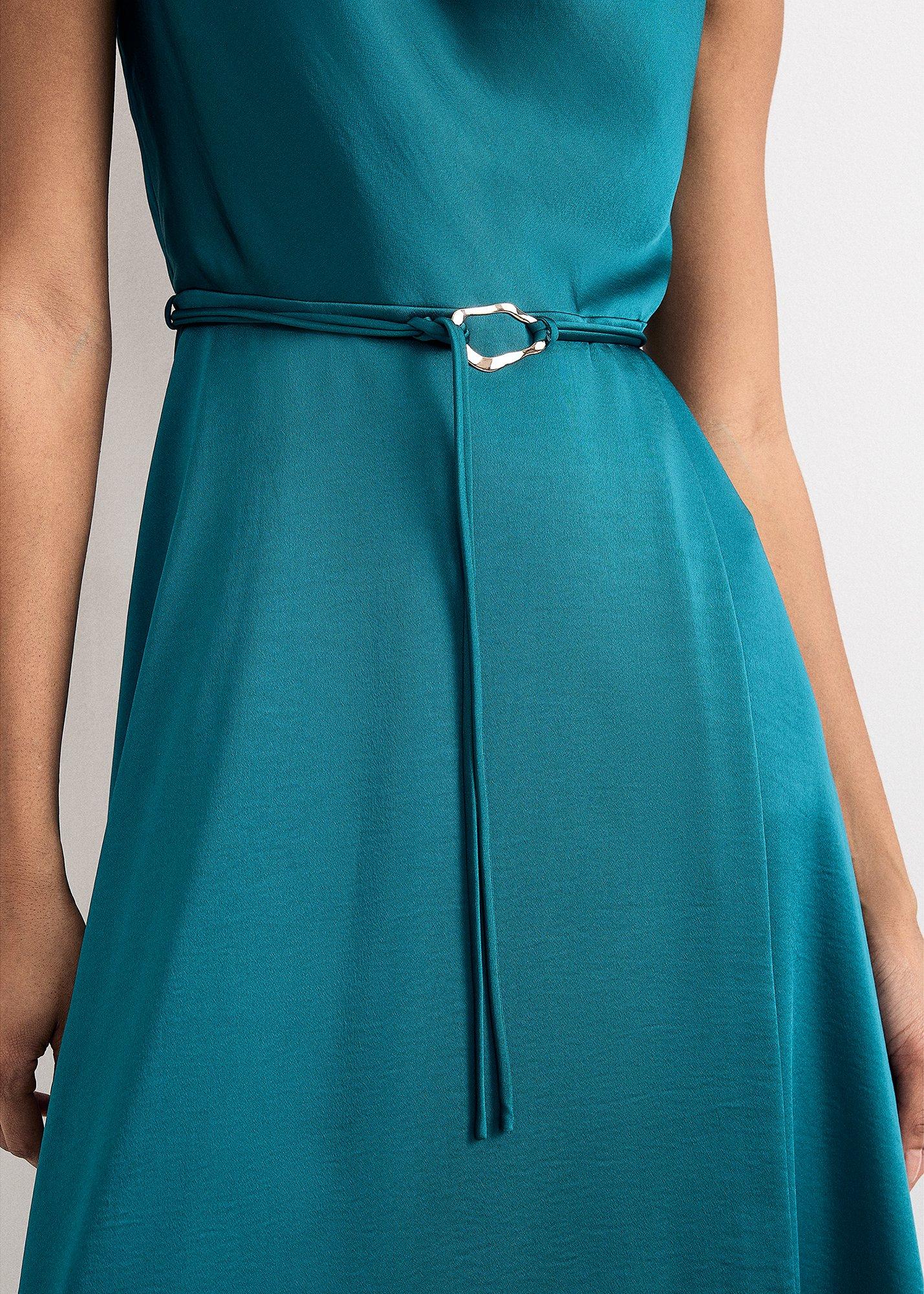 petite-sabrianna-satin-cowl-neck-midi-dress