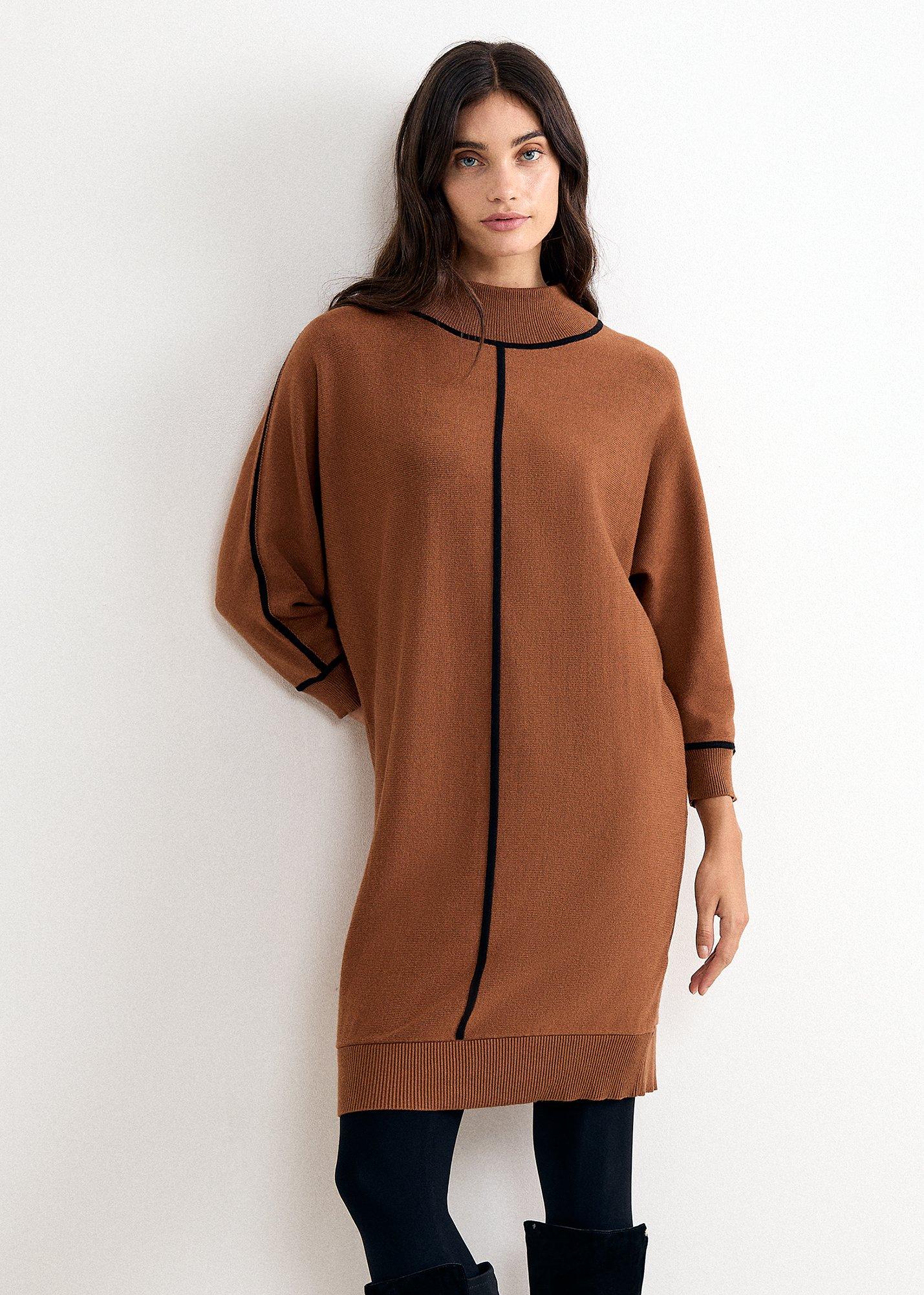 Hallie Tipped Jumper Dress