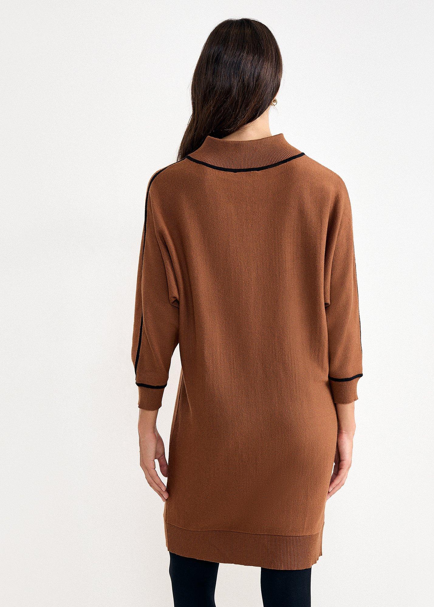 Hallie Tipped Jumper Dress