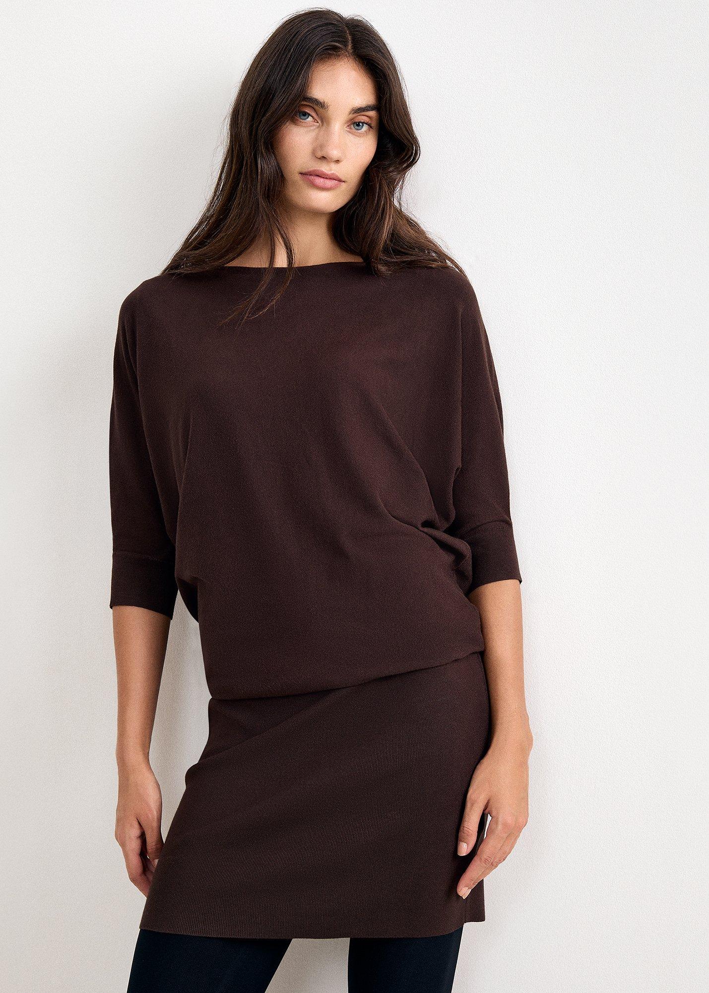 Becca Brown Knit Dress