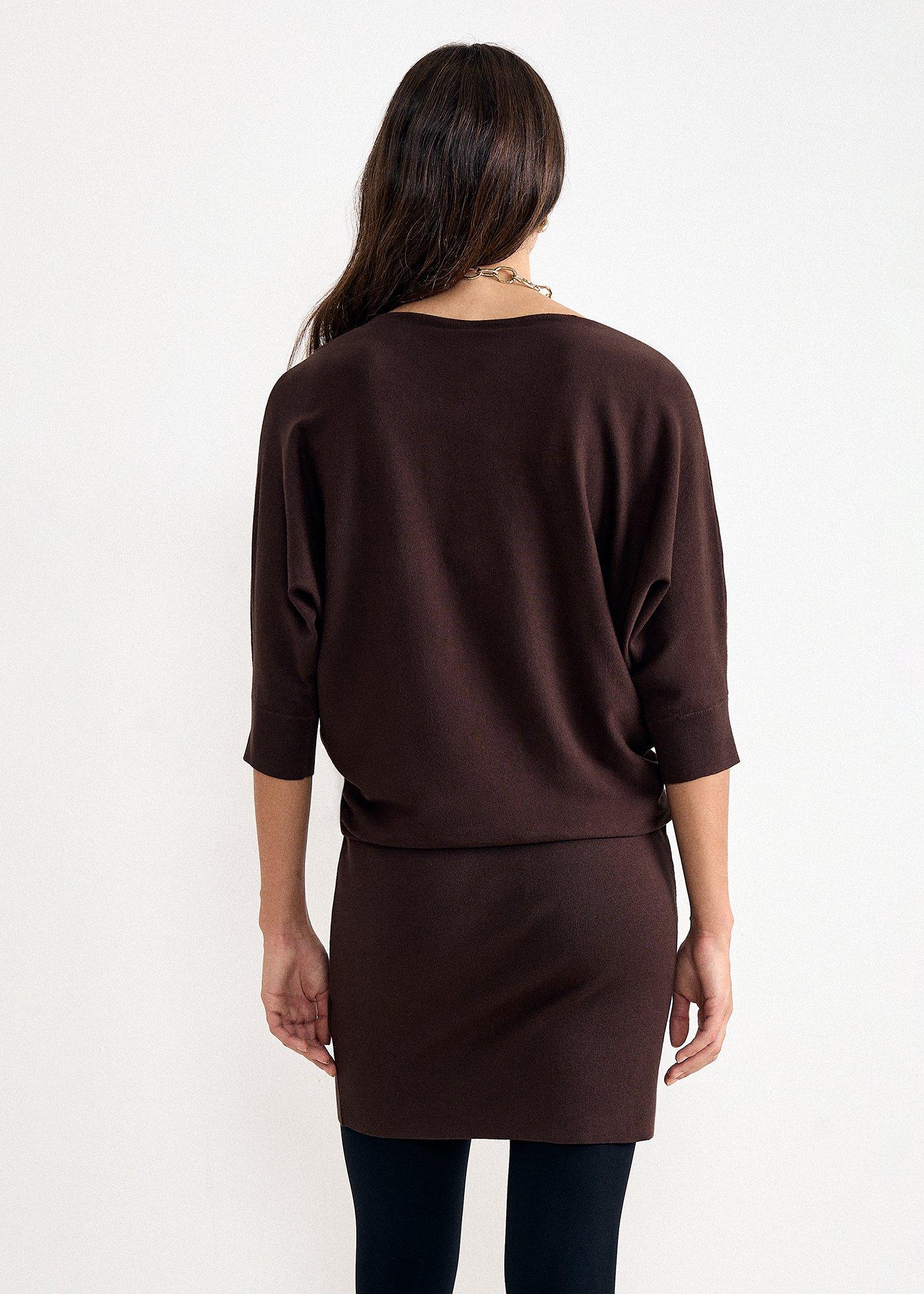 Becca Brown Knit Dress