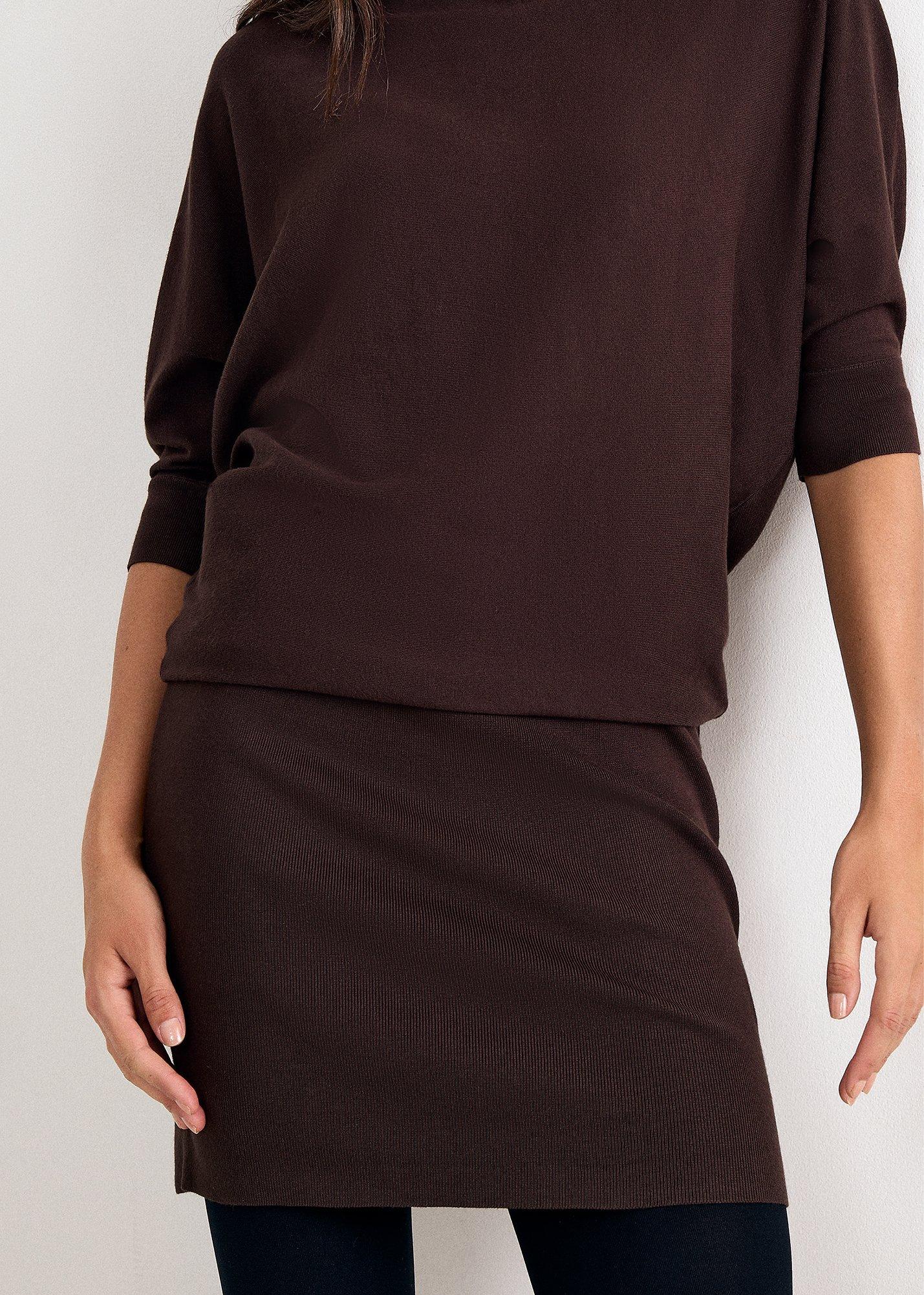 becca-brown-knit-dress