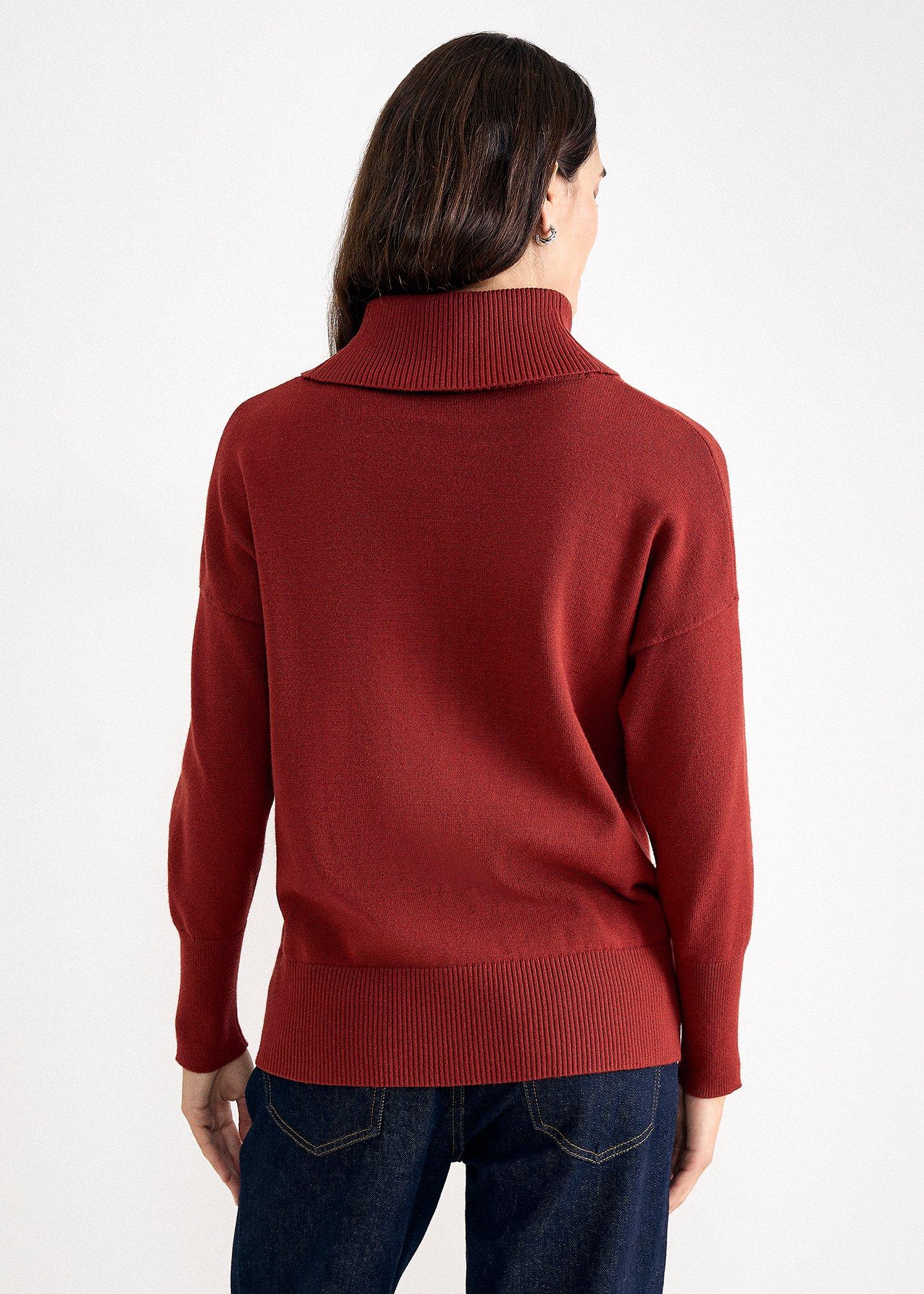 Steph Roll Neck Zip Jumper 