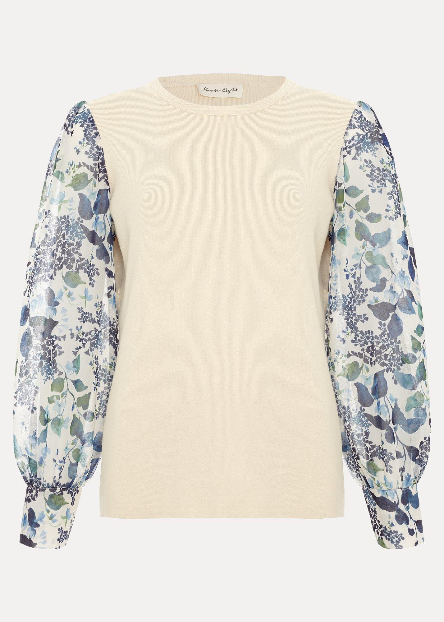 shiloh-woven-sleeve-printed-knitted-top
