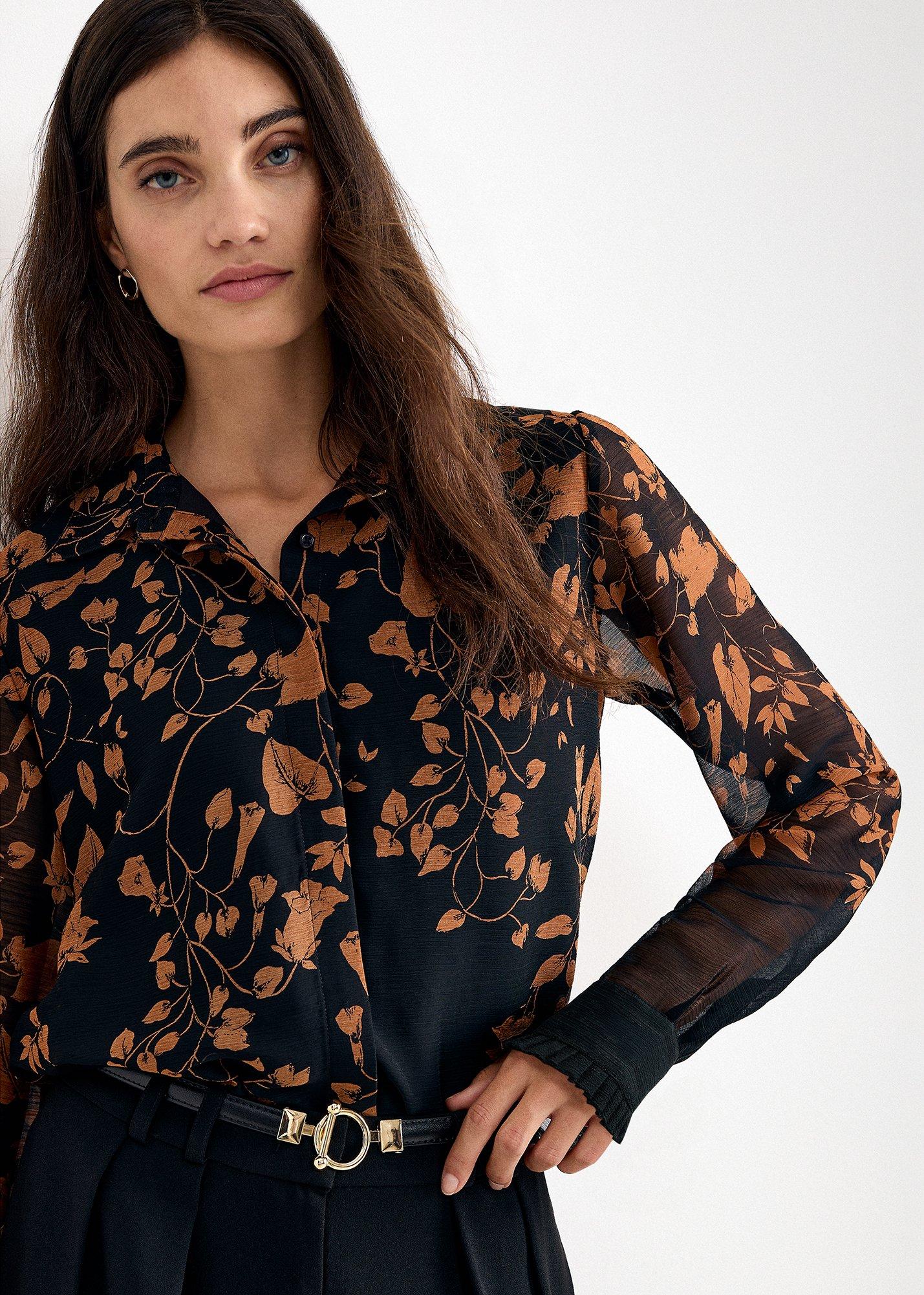clenence-black-petal-placement-button-down-shirt