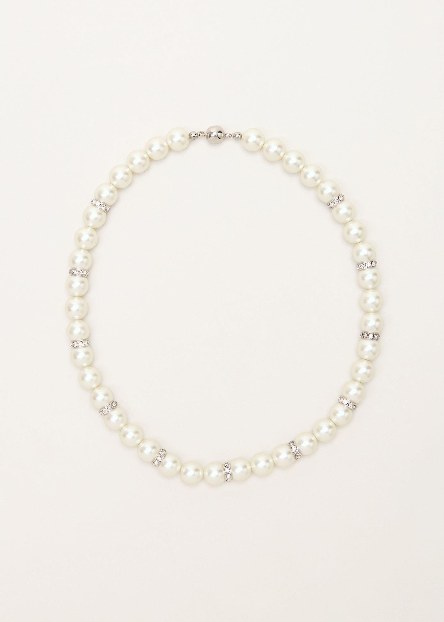 Sparkle and Pearl Necklace