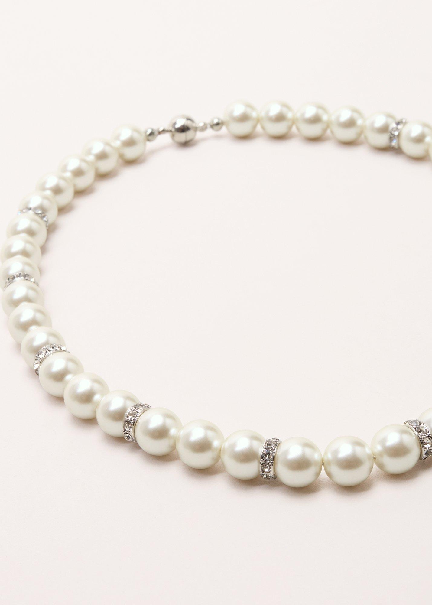 Sparkle and Pearl Necklace