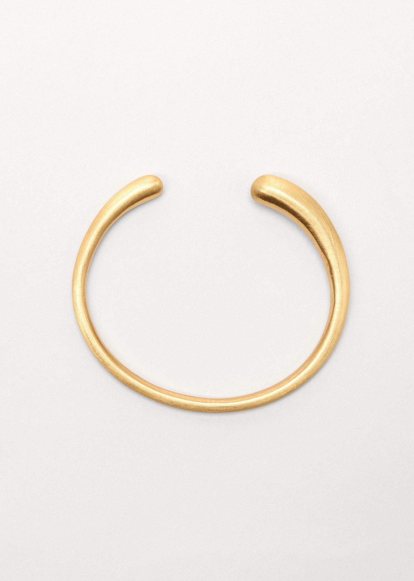 Gold Matte Cuff Bracelet