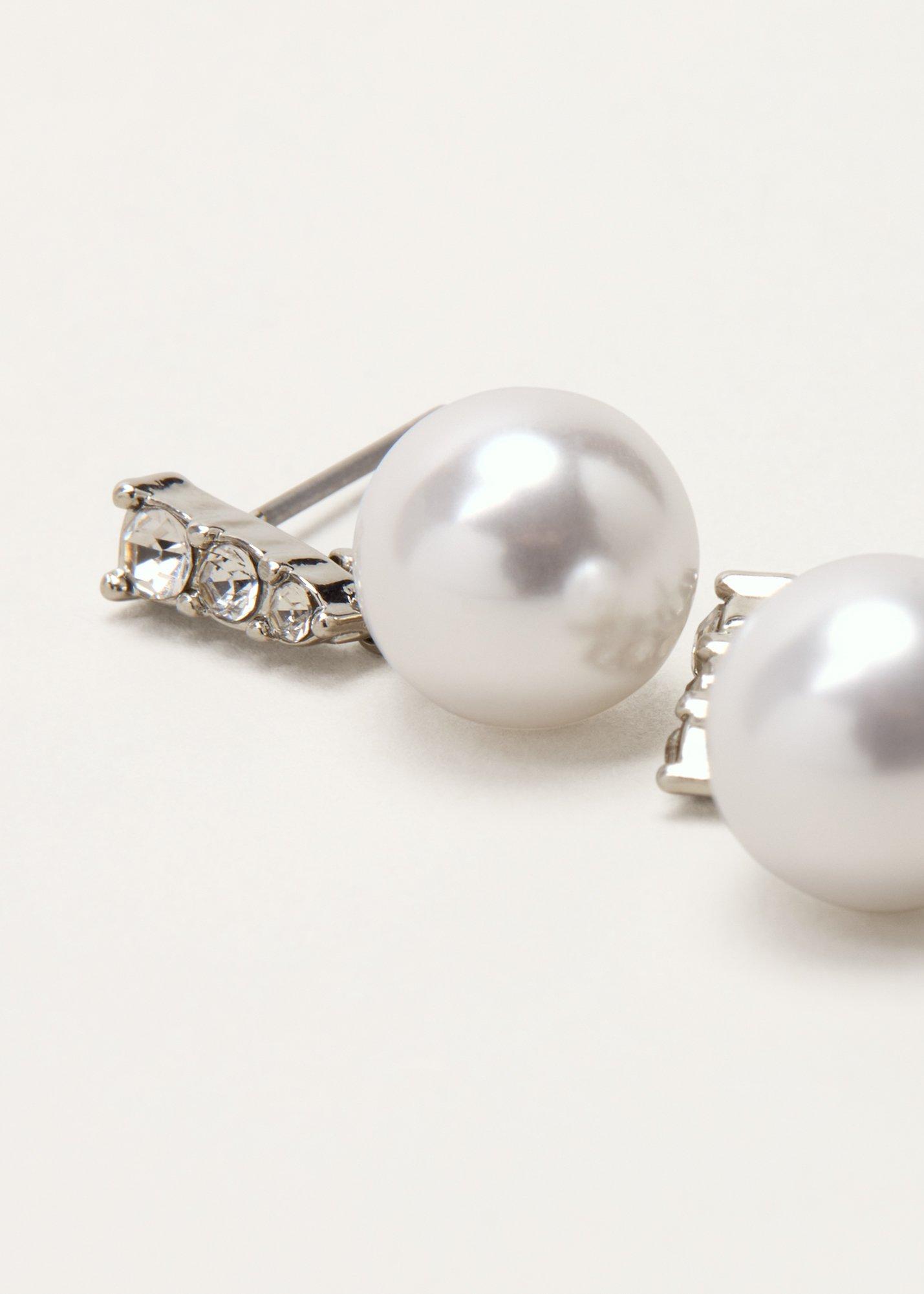 Sparkle and Pearl Earrings