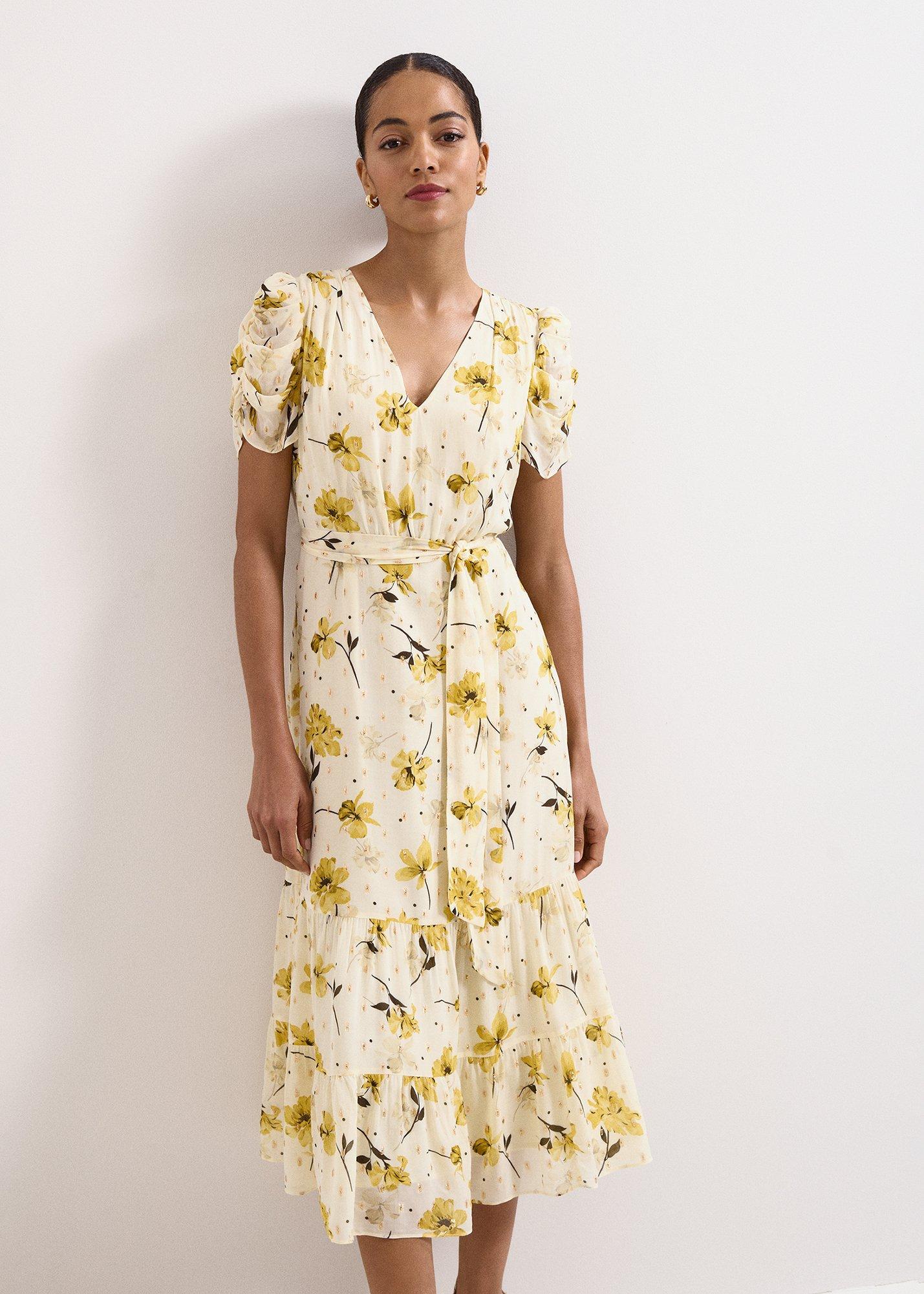 Petite Azalea Fil Coupe Floral Dress