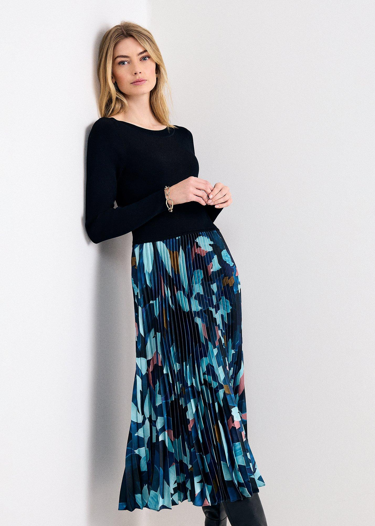 Riley Knit Pattern Dress