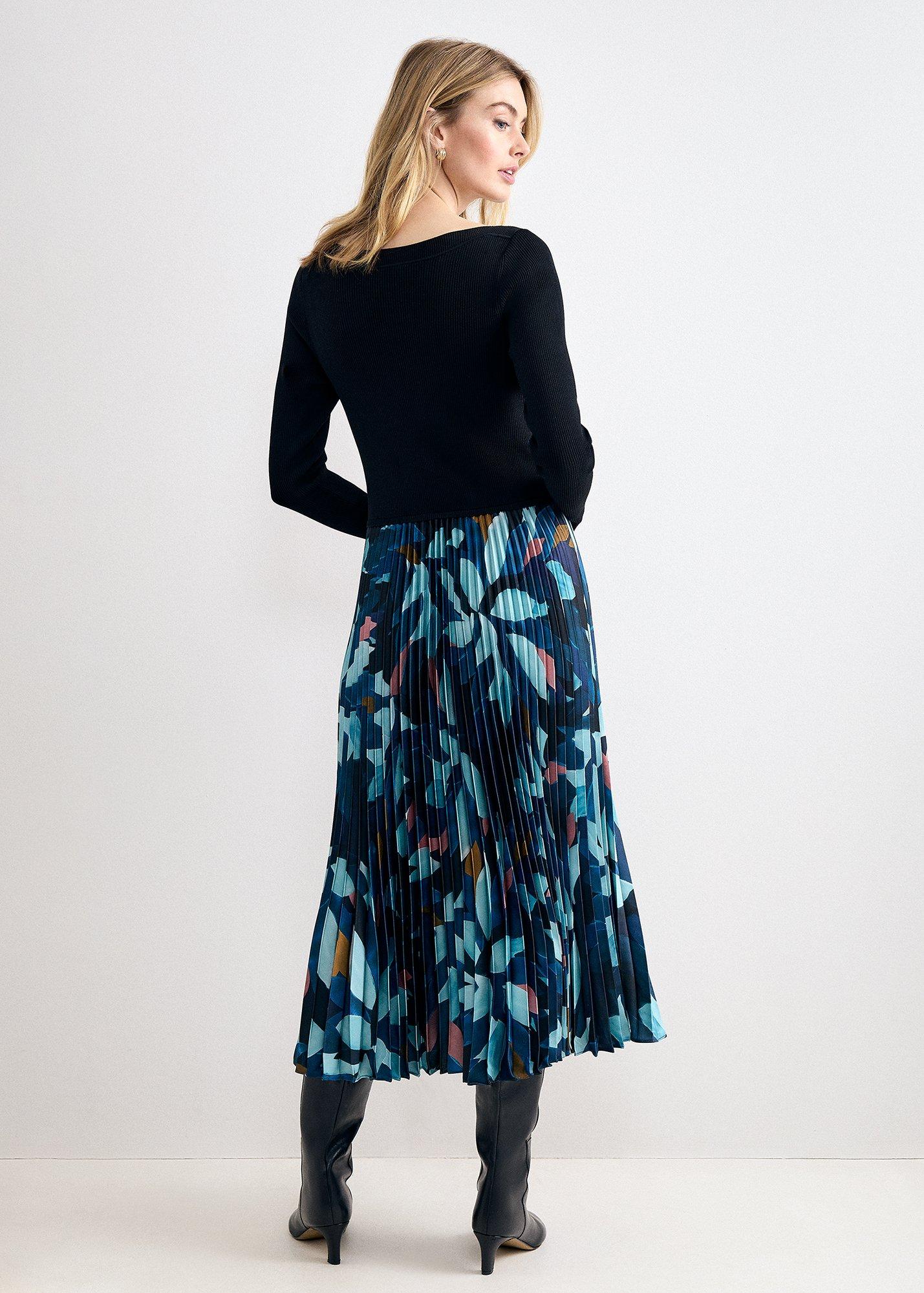 Riley Knit Pattern Dress