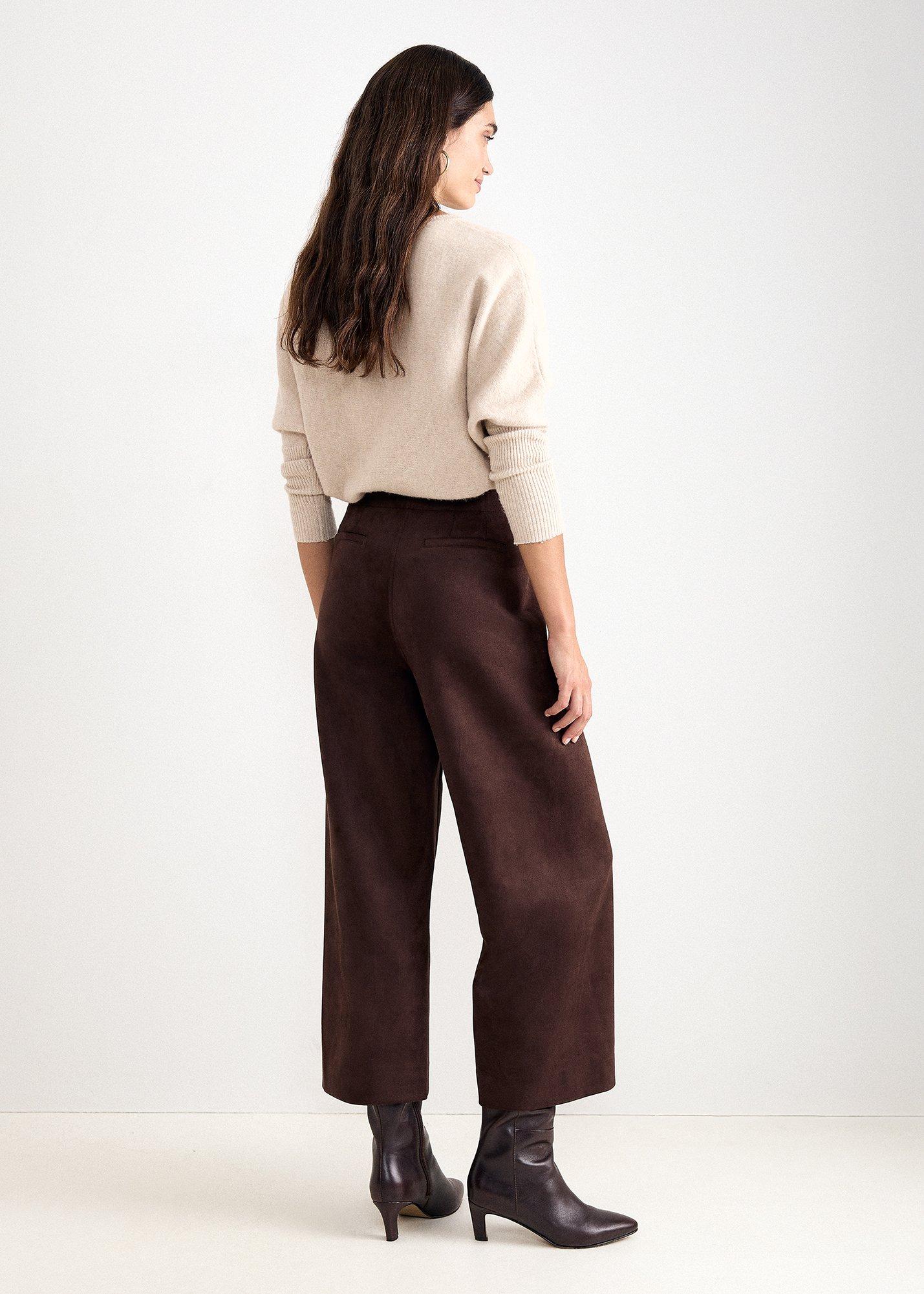 Remi Suedette Crop Trouser