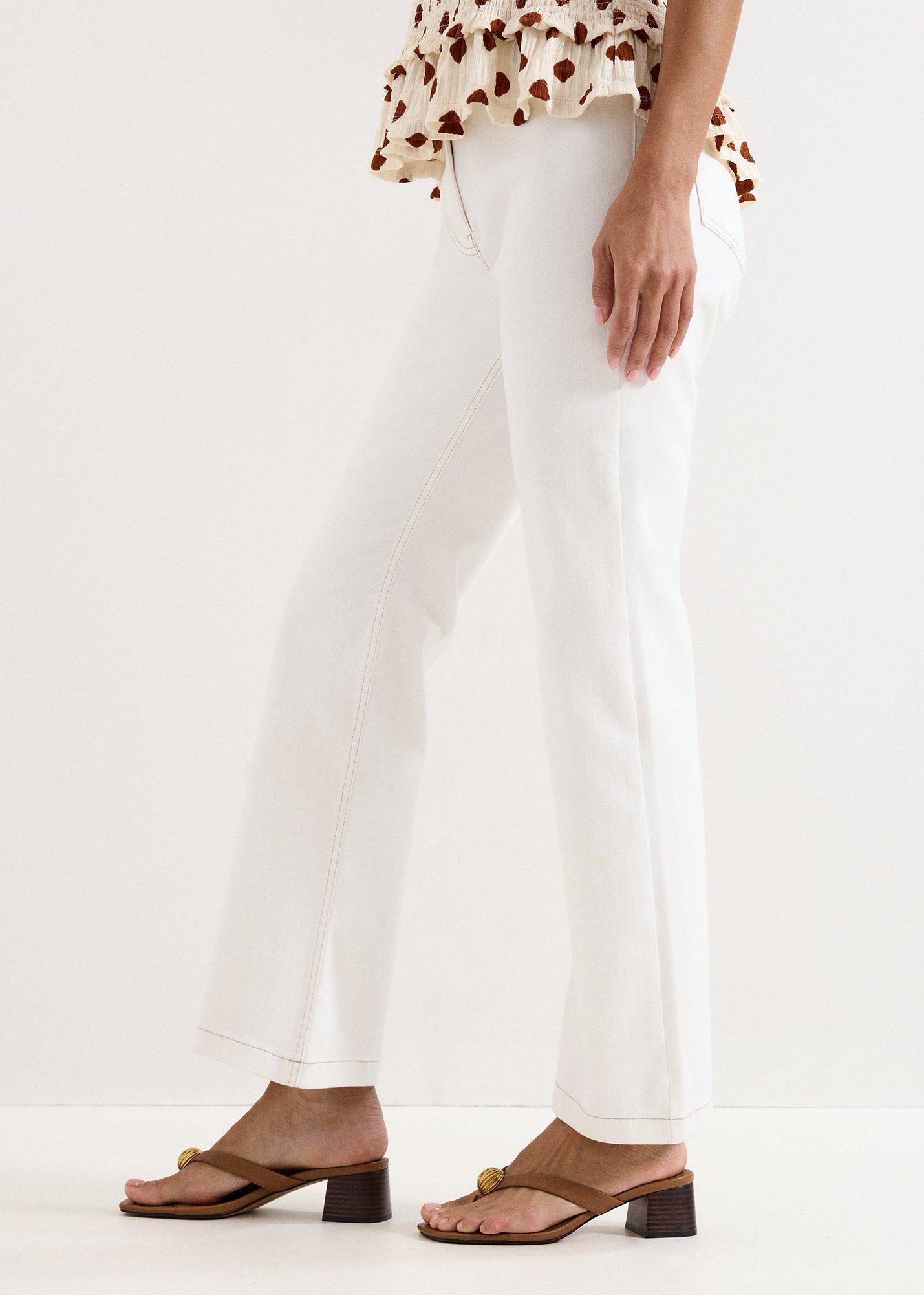 Olivia White Bootcut Jean