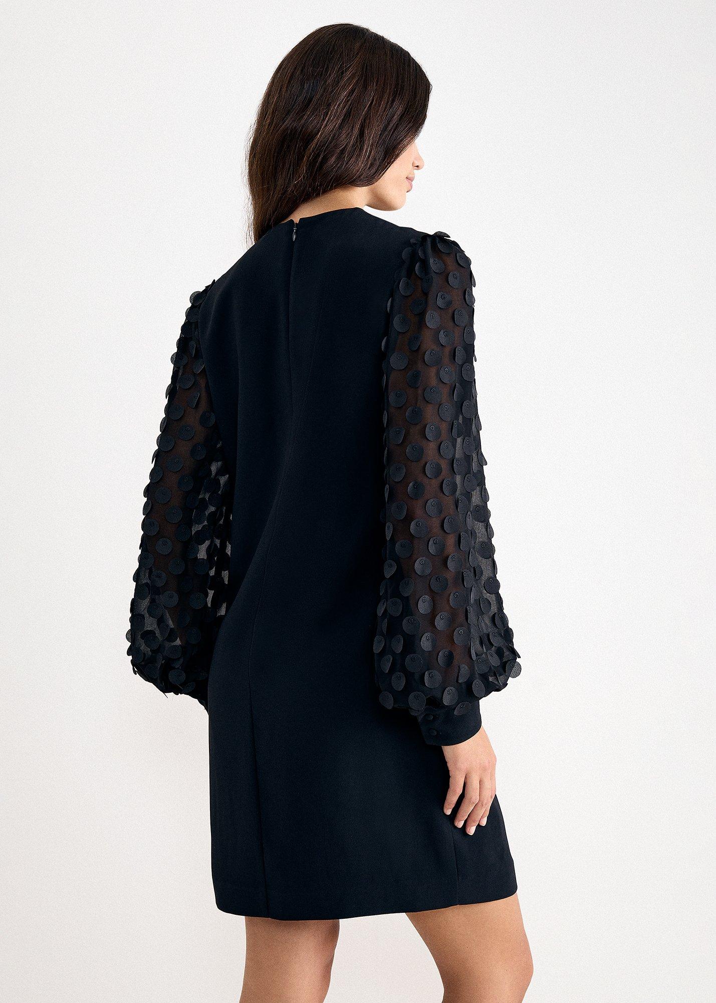 Petite Laura Swing Sleeve Detail Mini Dress
