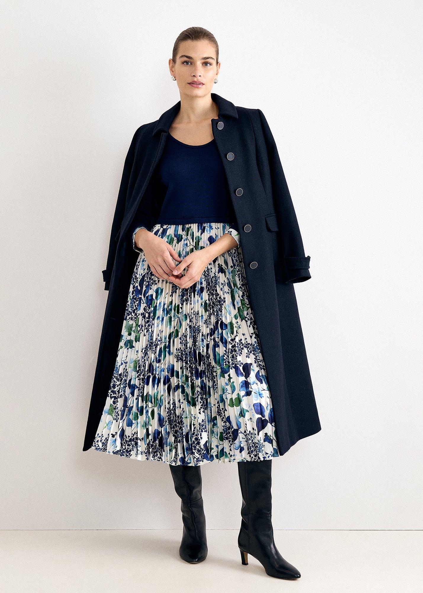 beatrice-navy-woven-skirt-long-sleeve-pleated-dress