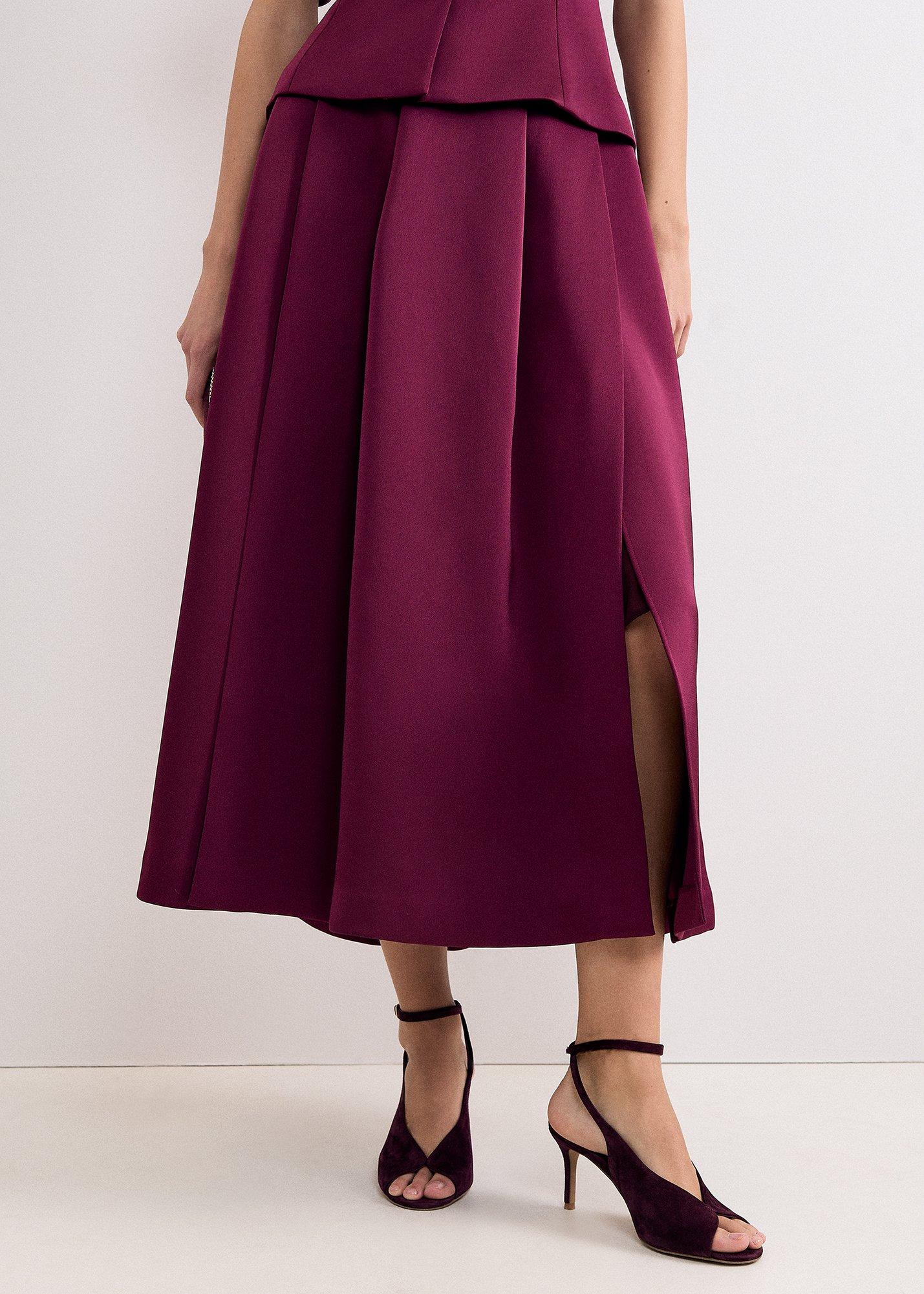 ${product-id}-Sally Pleated Skirt-Burgundy-${view-type}
