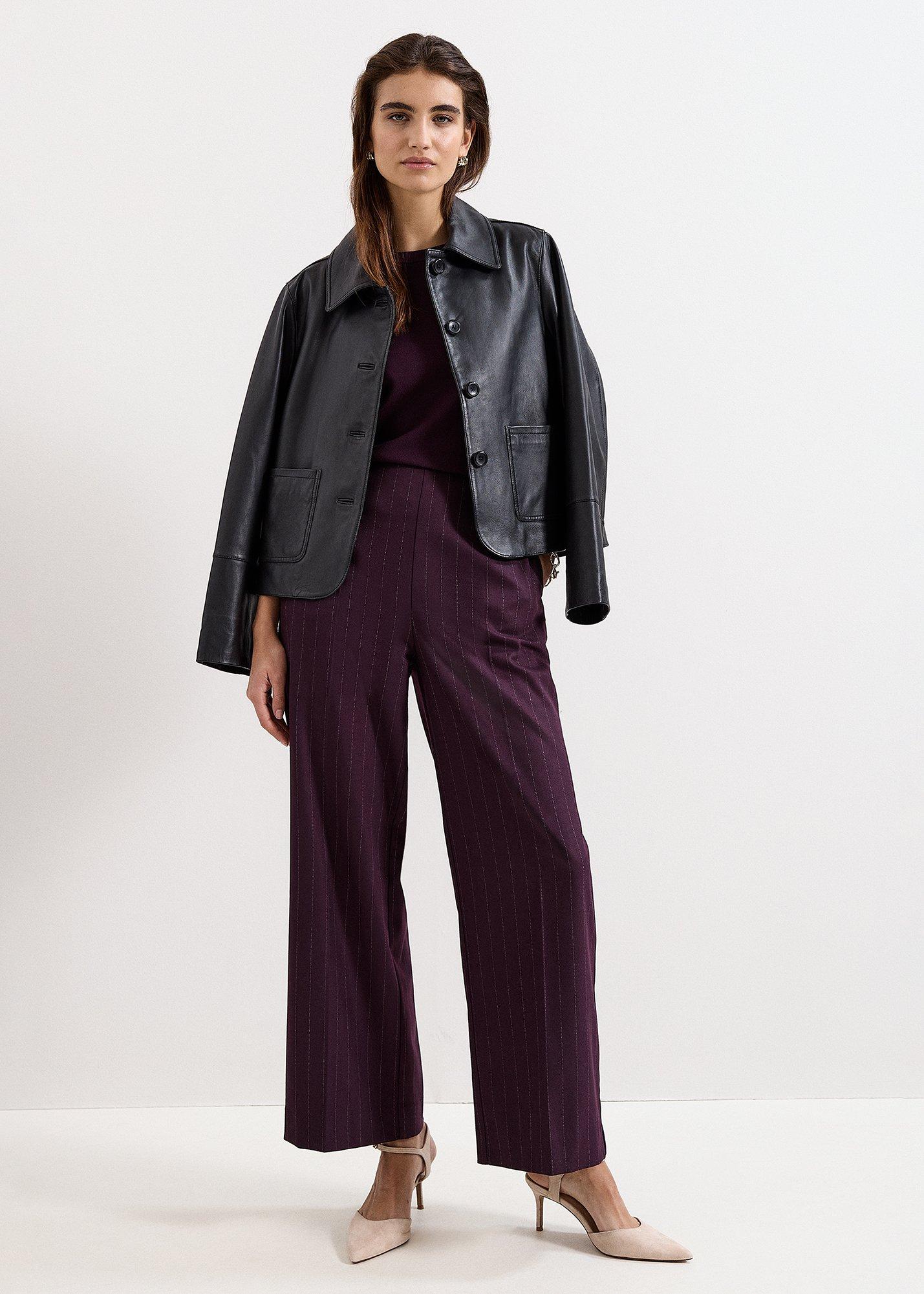 Colette Stripe Wide Leg Trouser