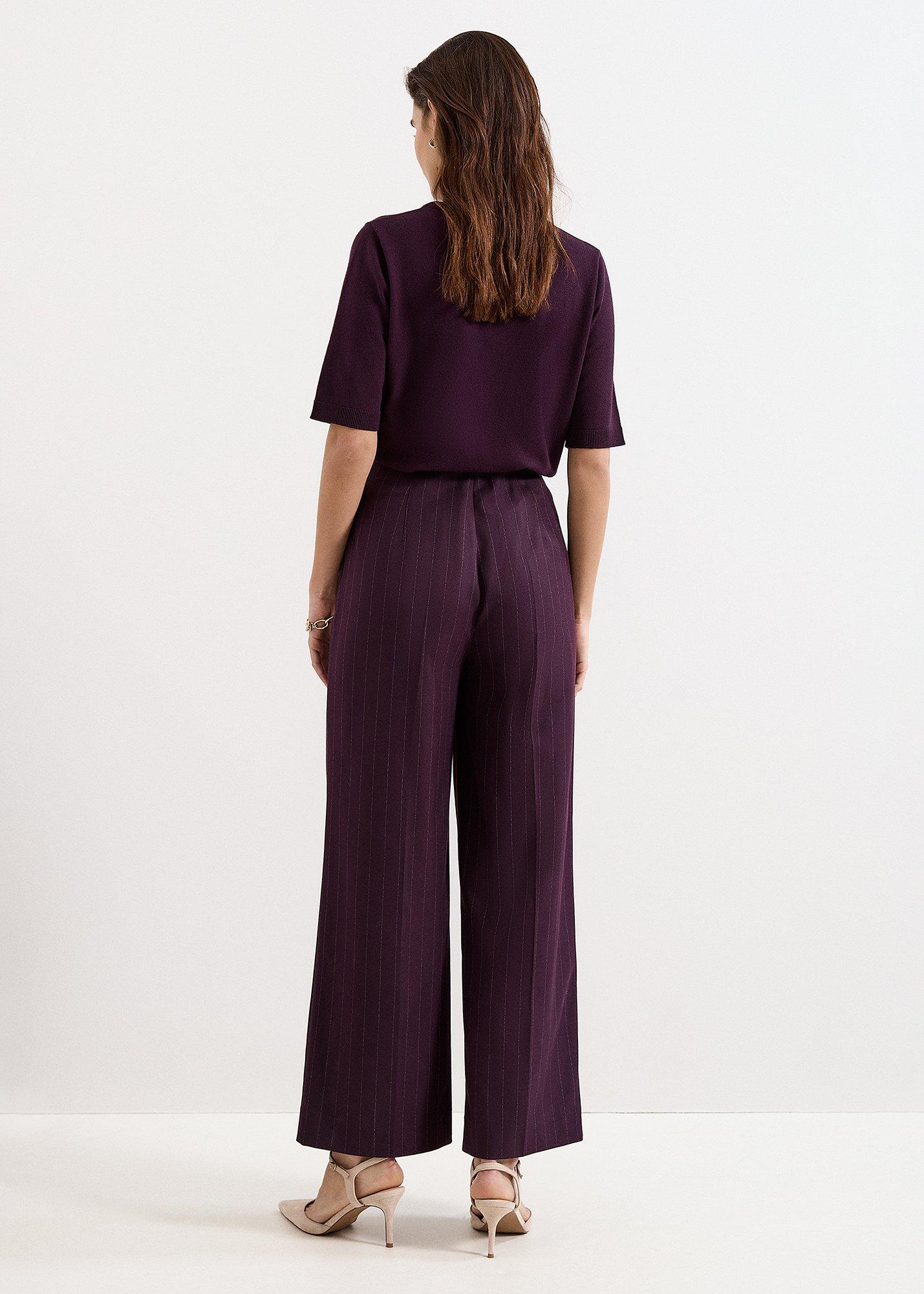 Colette Stripe Wide Leg Trouser