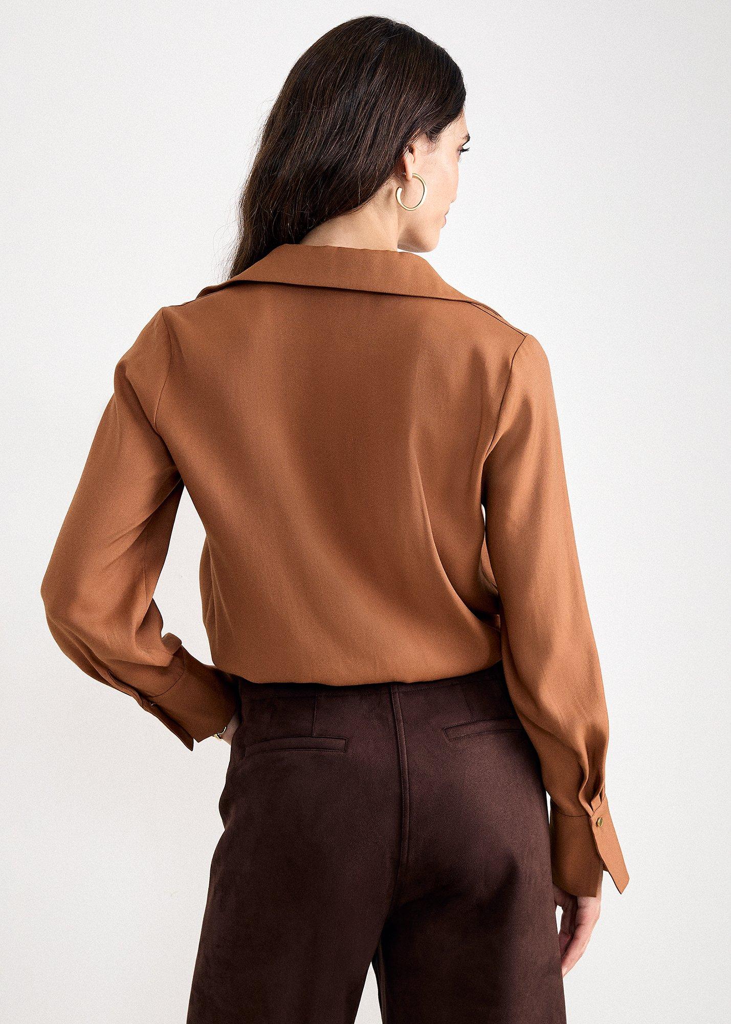 Rihannon Wrap Long Sleeve Shirt