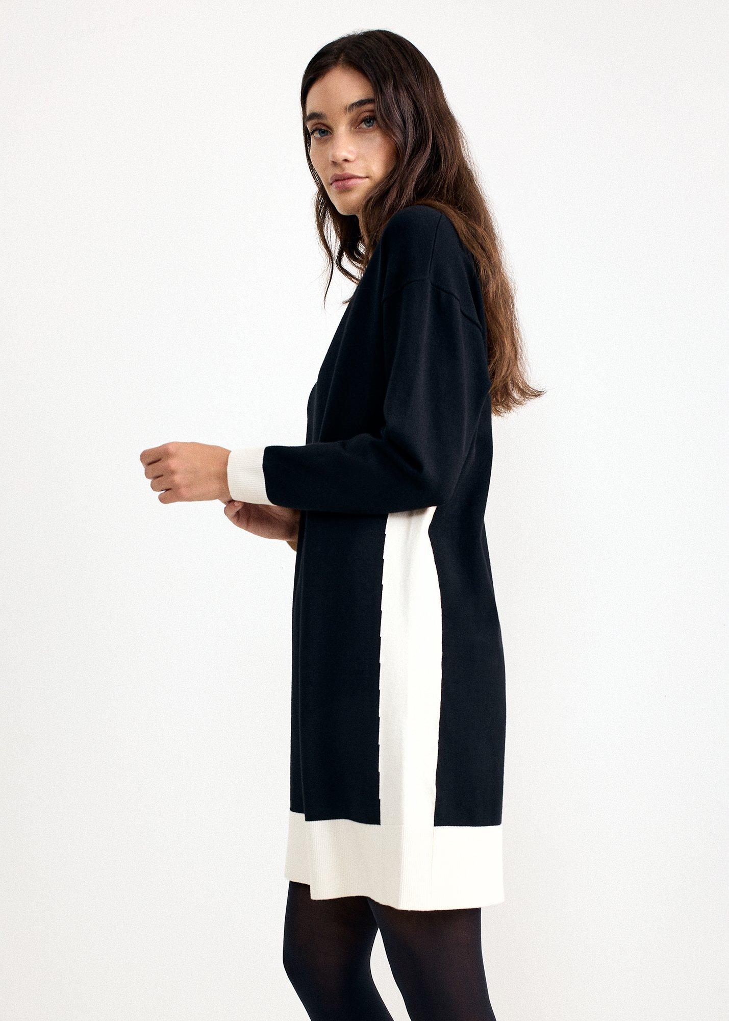 mirkela-colourblock-shift-dress