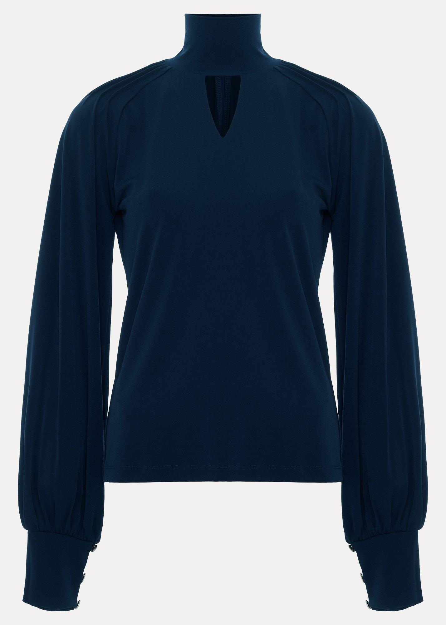ilaria-drape-sleeve-keyhole-top