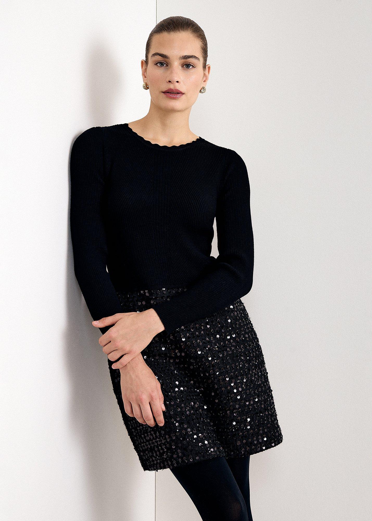 Gloria Textured Skirt Dress