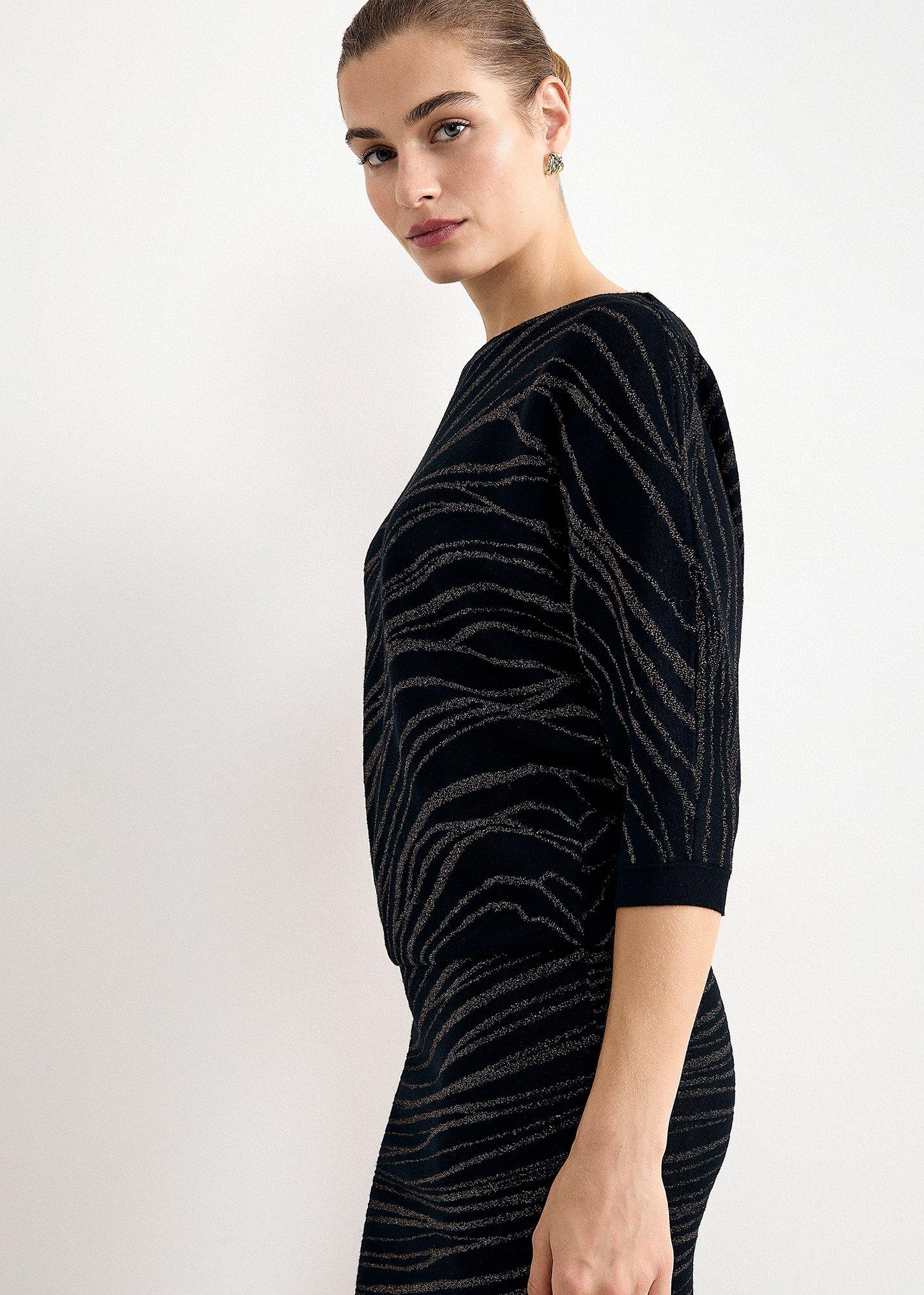 becca-zebra-pencil-dress