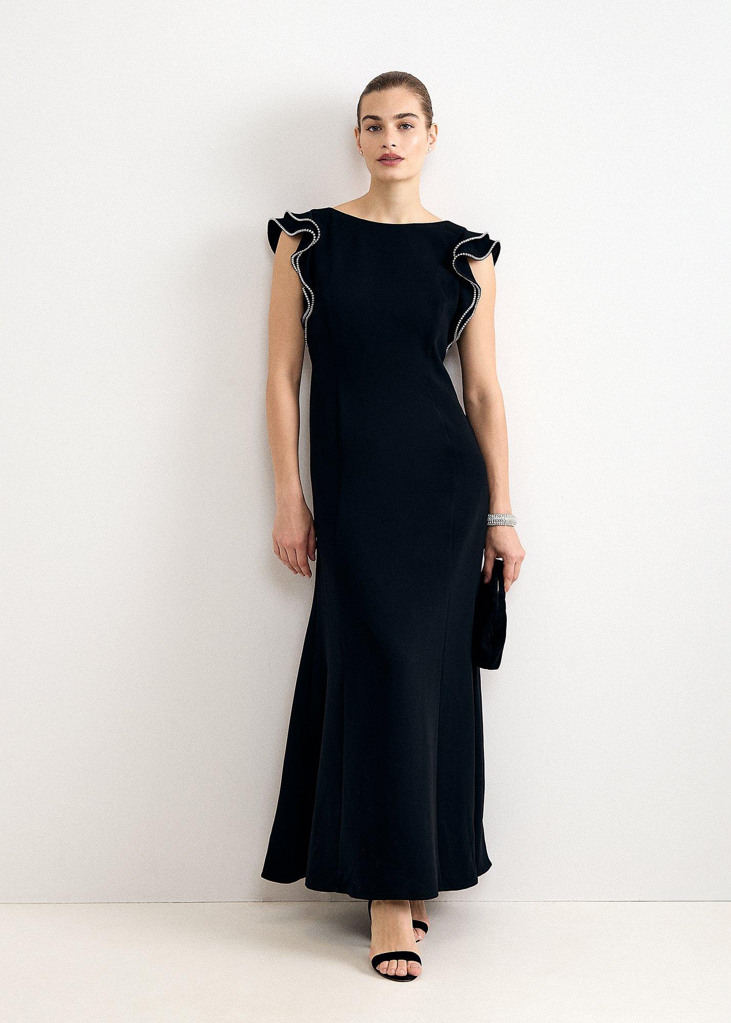 Claudia Diamonte Detail Maxi Dress