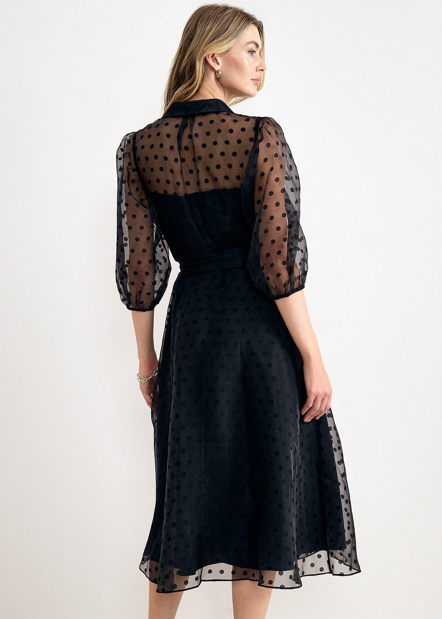 Agatha Spot Shirt Dress