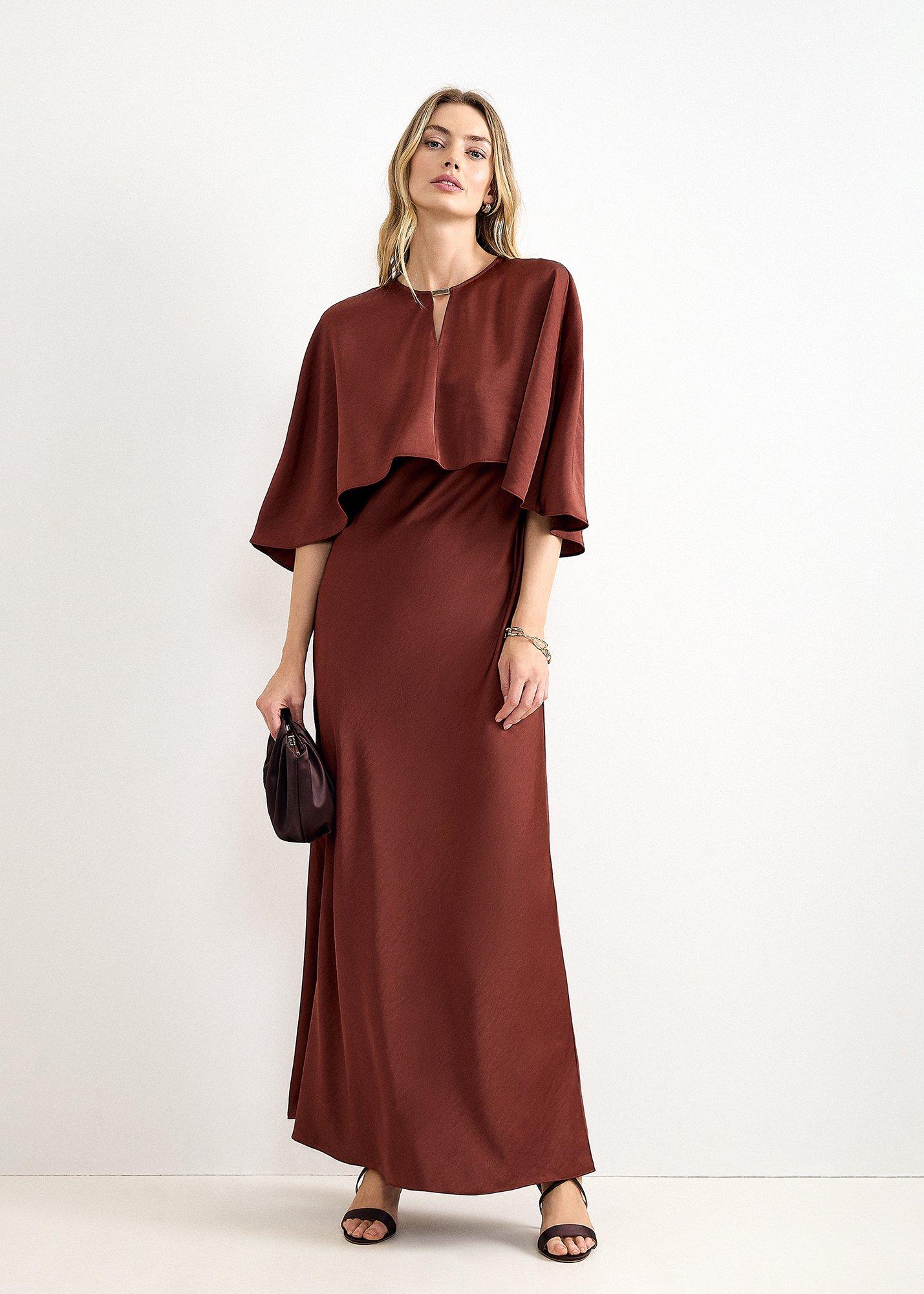 Joni Cape Maxi Dress