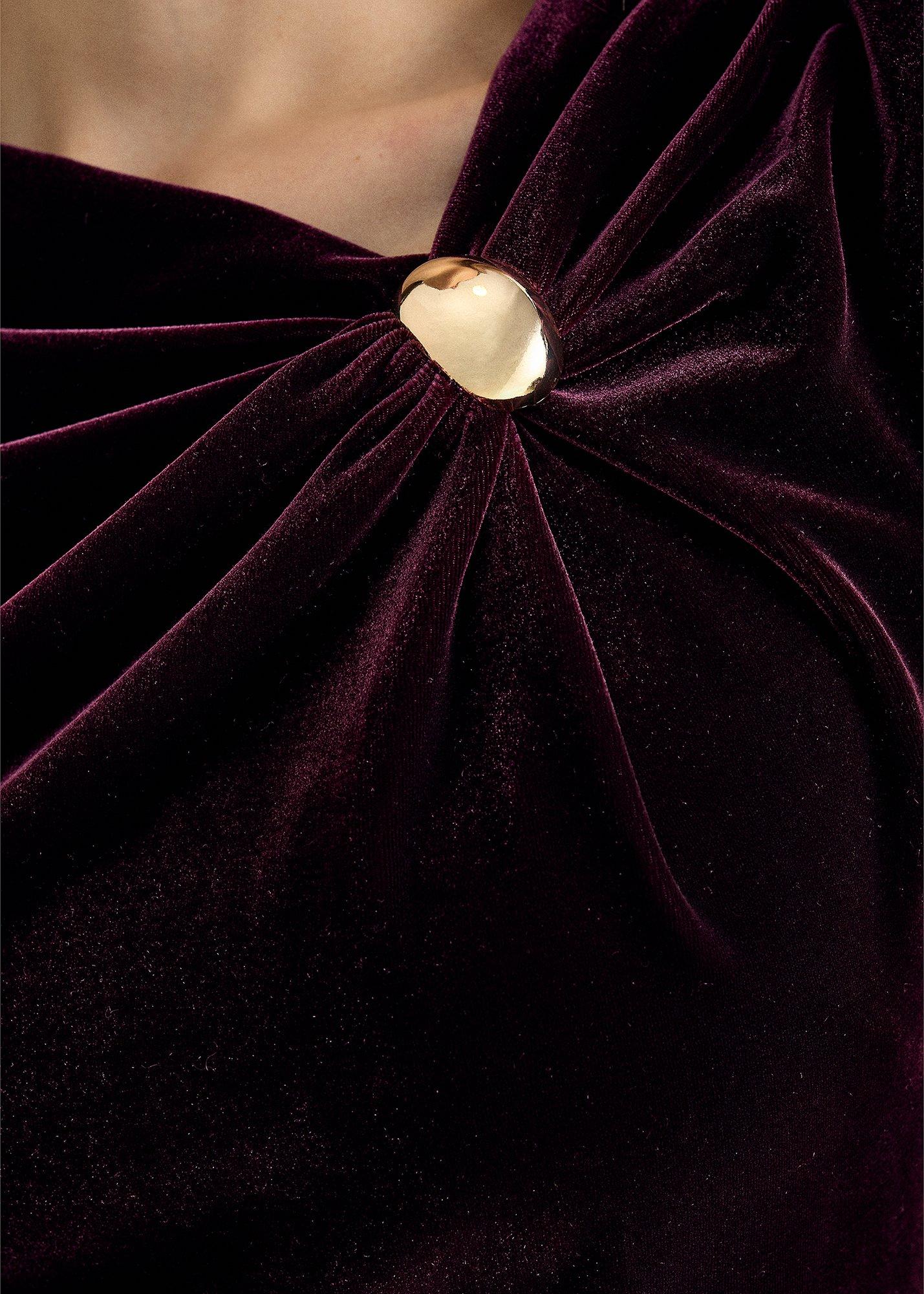 bella-velvet-ruched-mini-dress