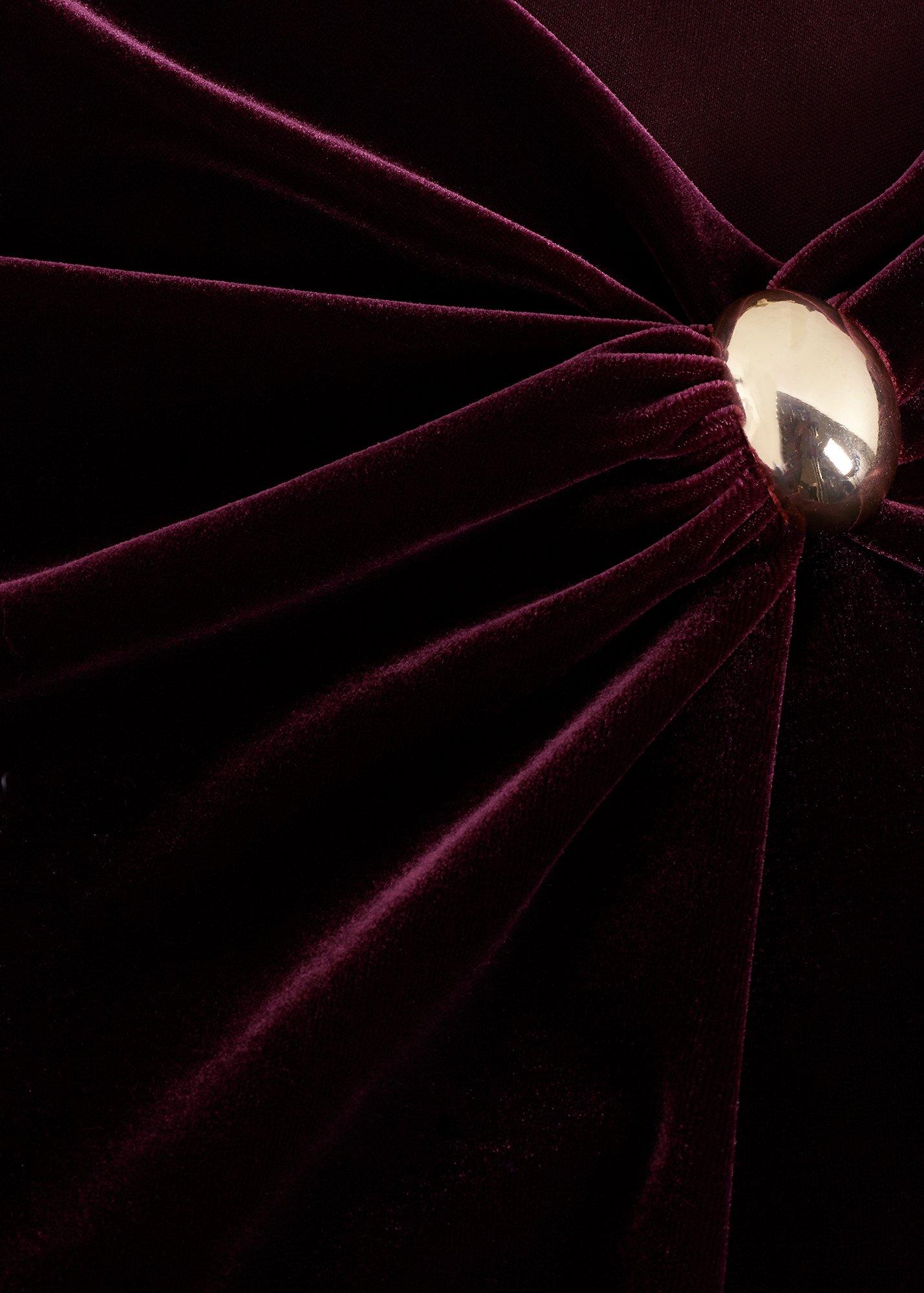 bella-velvet-ruched-mini-dress