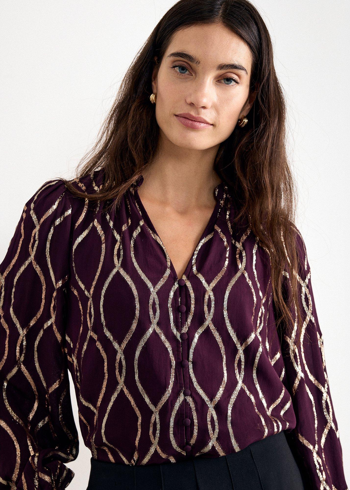 kayleigh-abstract-metallic-long-sleeve-top
