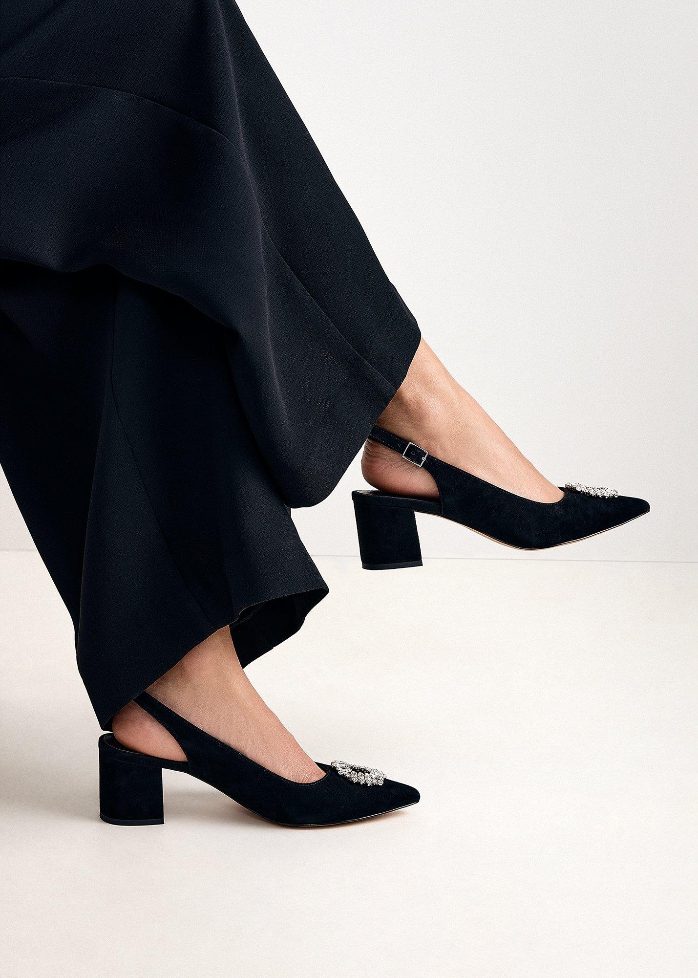 square-sparkle-slingback-block-heel-shoes