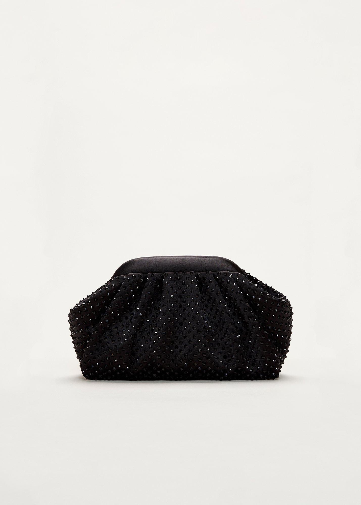 Satin Hot Fix Clutch Bag